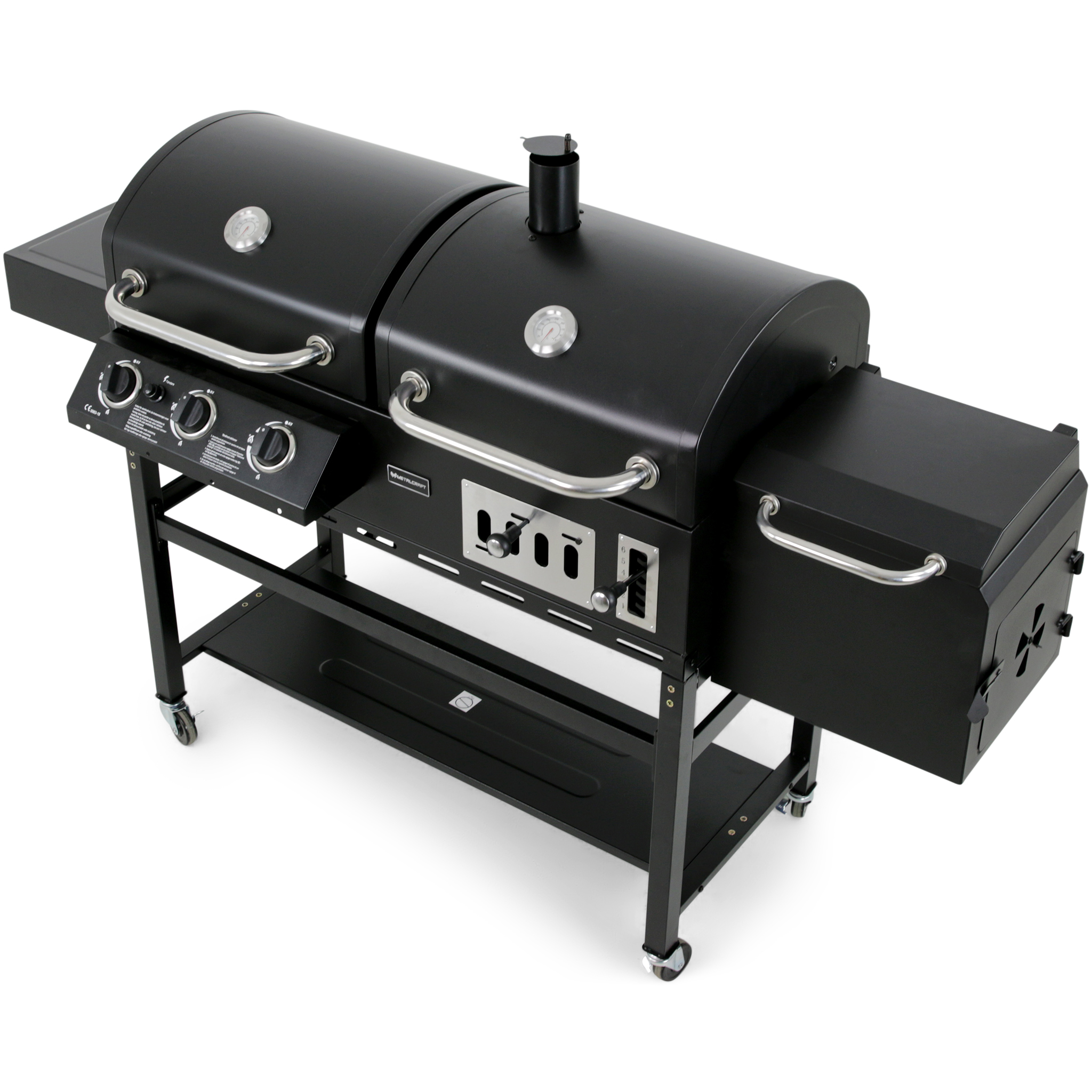 Kombinerad kol- & gasolgrill med rök | Cleaveland Kombinerad kol- & gasolgrill med rök | Cleaveland