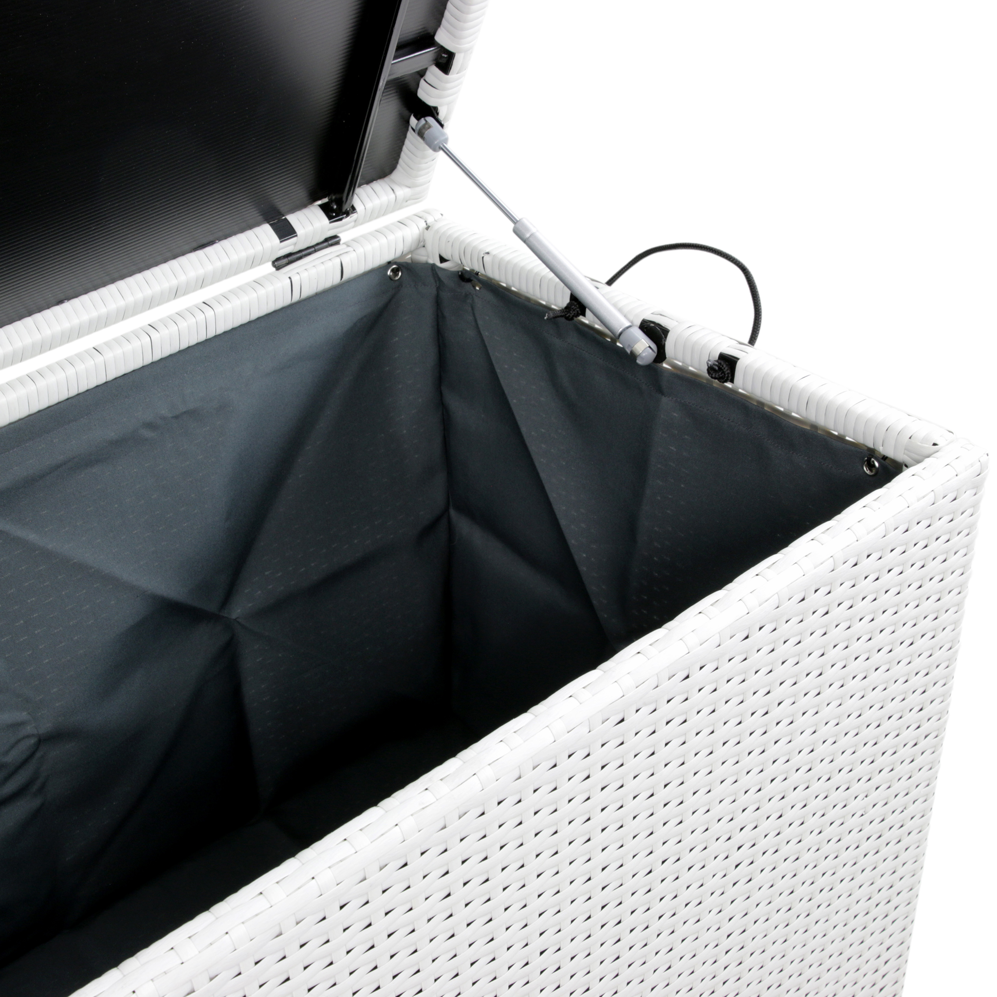 Dynbox i konstrotting till utemöbler | Vit Dynbox i konstrotting till utemöbler | Vit