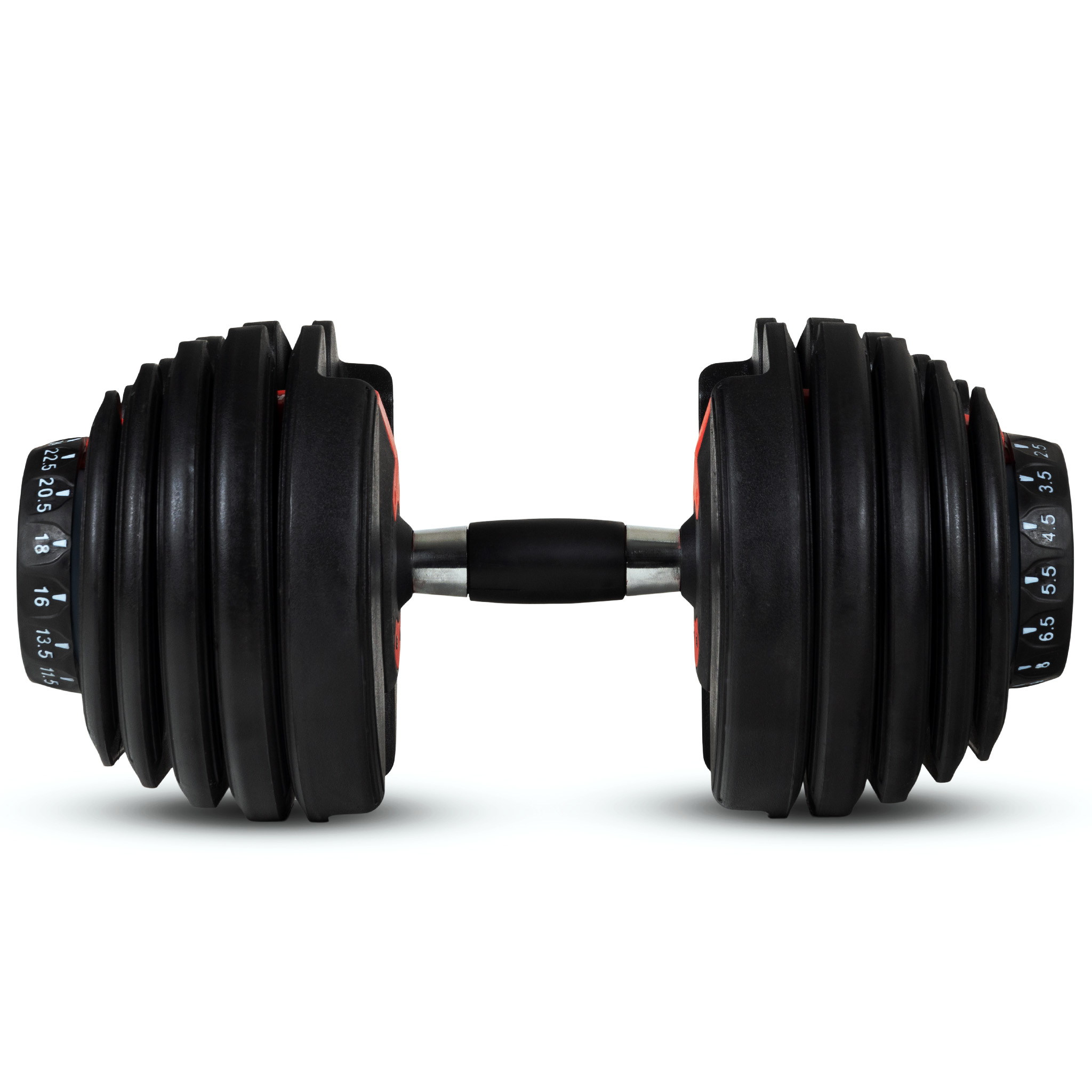Justerbar hantel 2,5-24kg | 15 viktnivåer | Trekkrunner Justerbar hantel 2,5-24kg | 15 viktnivåer | Trekkrunner