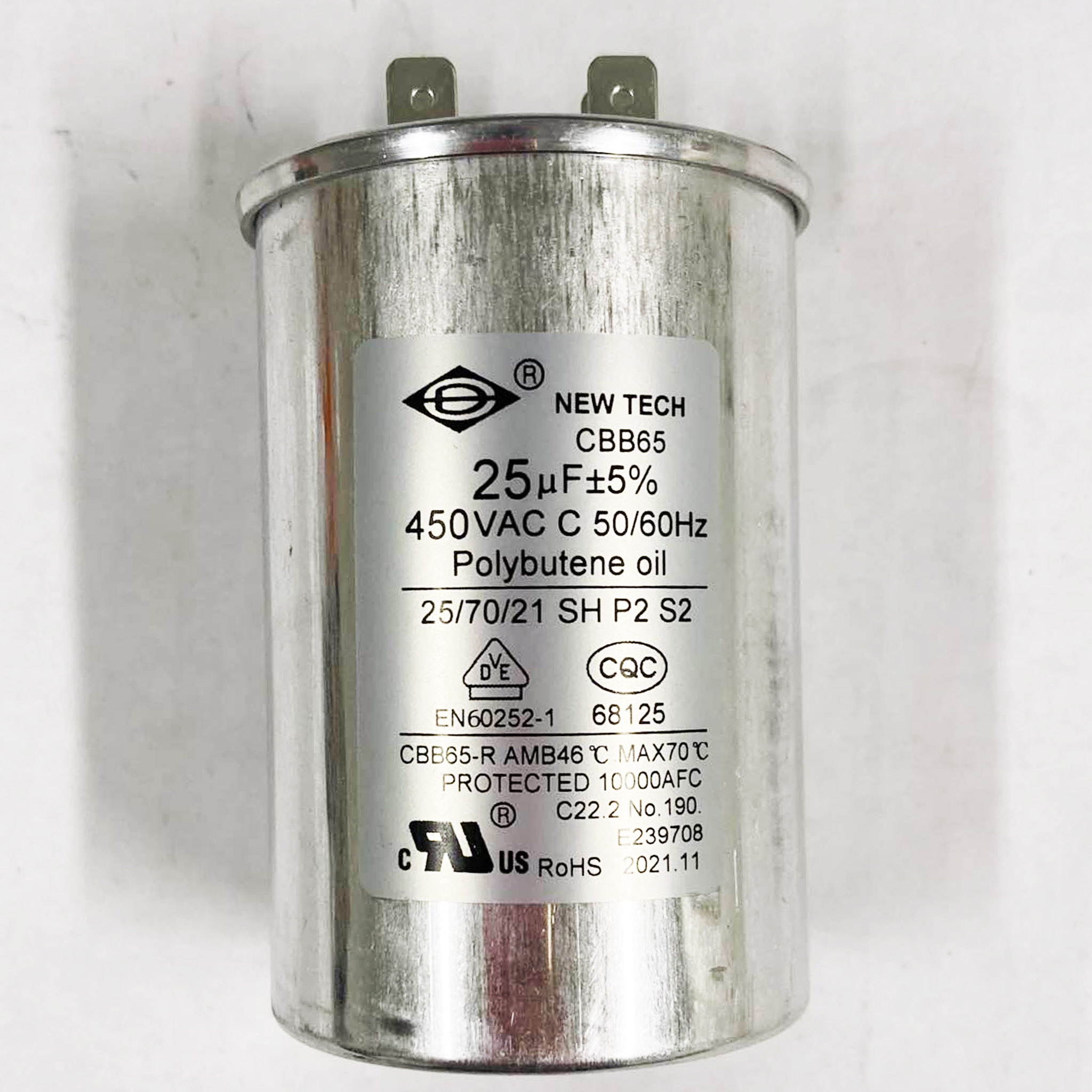 Kondensator 25 µF ±5% till 116-4-2 Kondensator 25 µF ±5% till 116-4-2