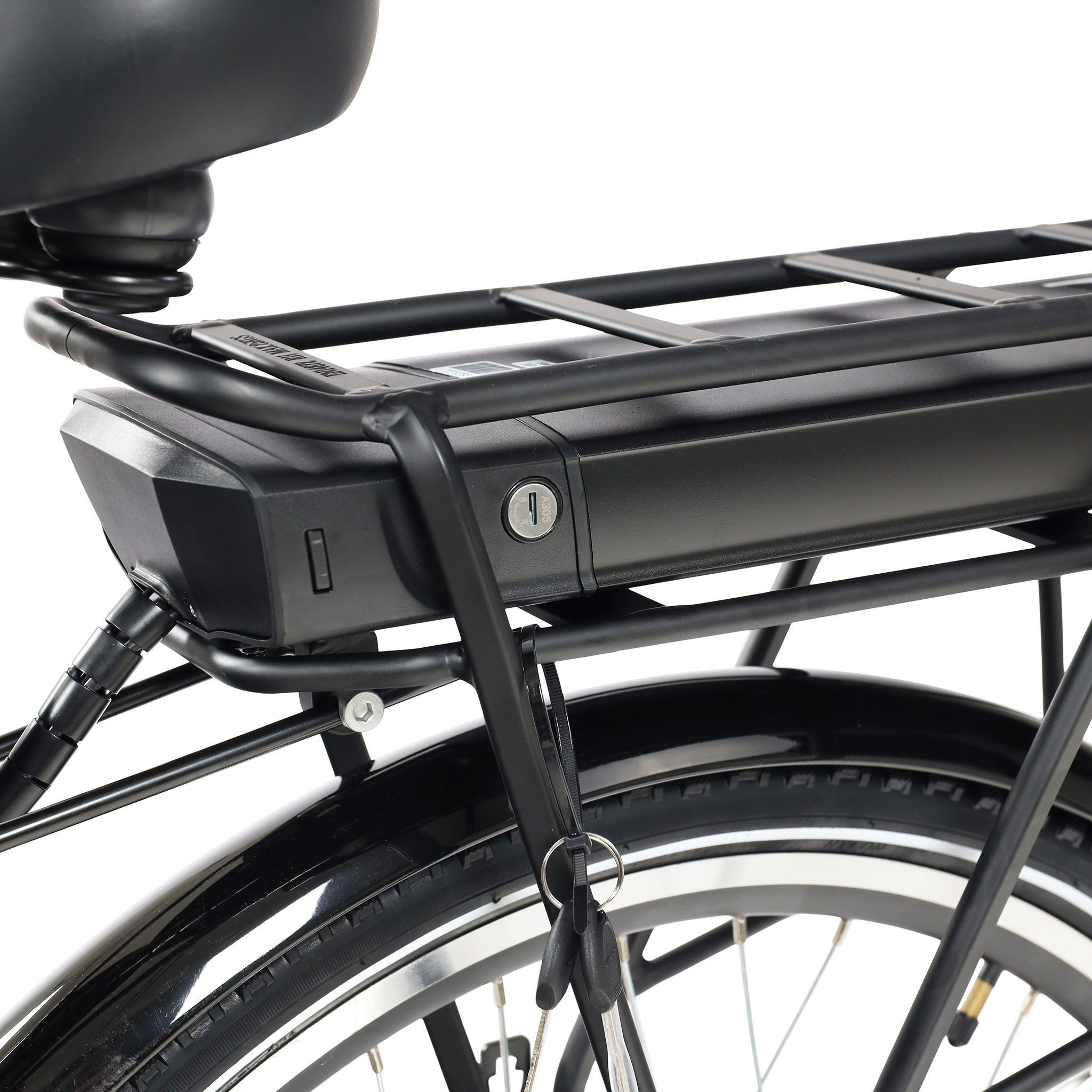 El-lådcykel - 17Ah batteri - Svart trälåda El-lådcykel - 17Ah batteri - Svart trälåda