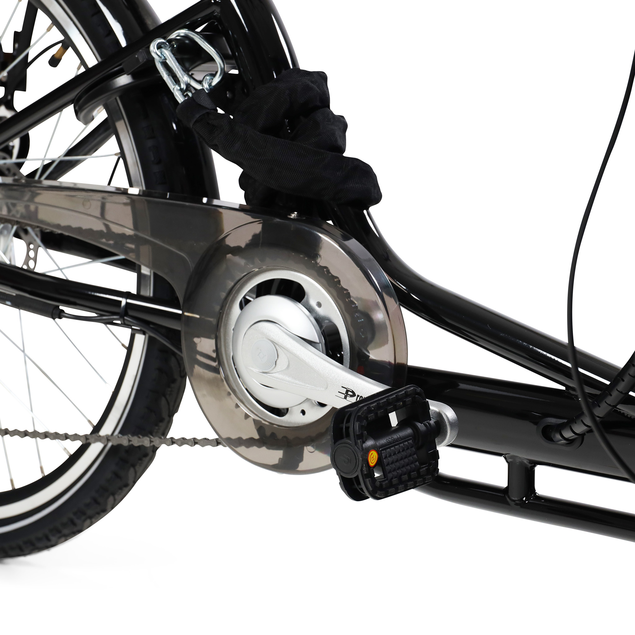 El-lådcykel - 17Ah batteri - Svart trälåda El-lådcykel - 17Ah batteri - Svart trälåda