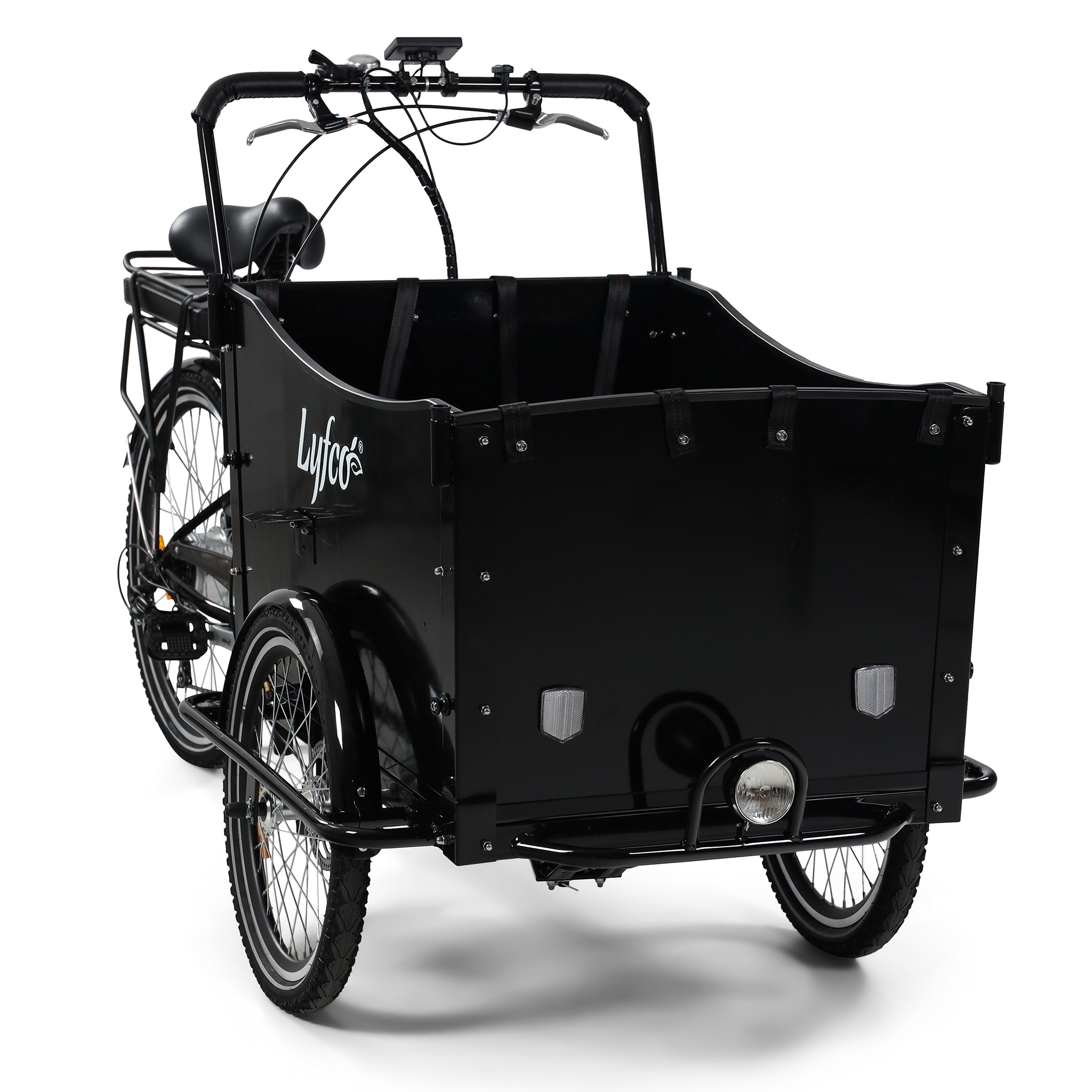 Lådcykel El | 6 växlar | 250W - 16Ah LG-batteri | Lång räckvidd | Lyfco Lådcykel El | 6 växlar | 250W - 16Ah LG-batteri | Lång räckvidd | Lyfco
