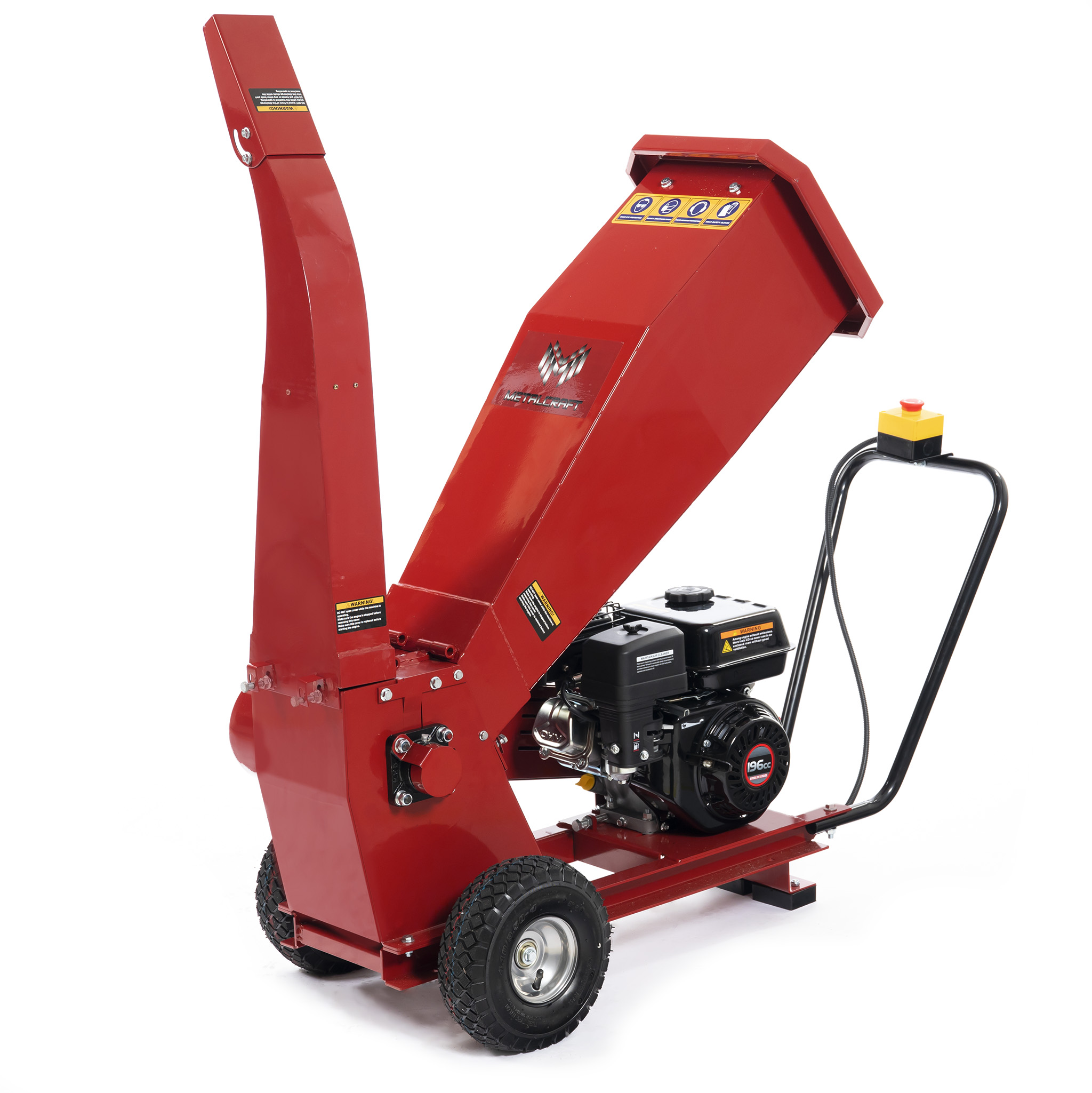 Kompostkvarn / Flismaskin 6,5 Hk | Bensindriven Loncinmotor