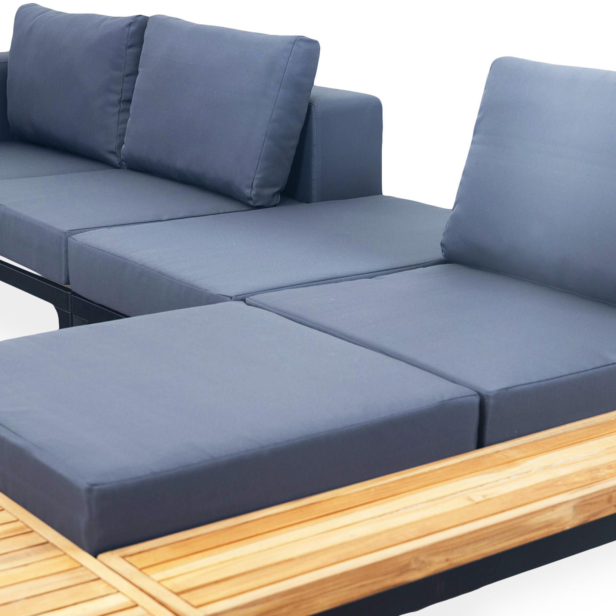 Loungegrupp för trädgården | Teak och aluminium | Lyfco Björkskär Loungegrupp för trädgården | Teak och aluminium | Lyfco Björkskär