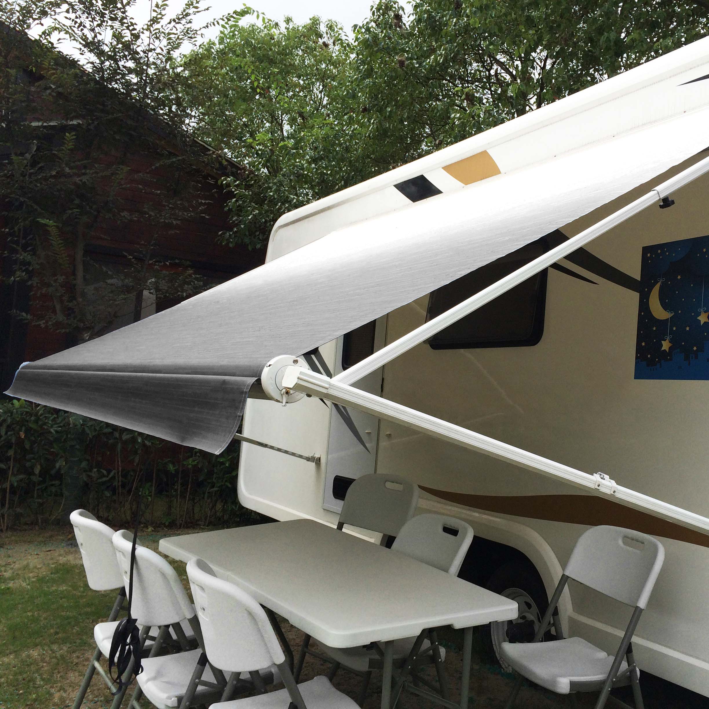 Markis f�r husvagn | V�ggmonterad