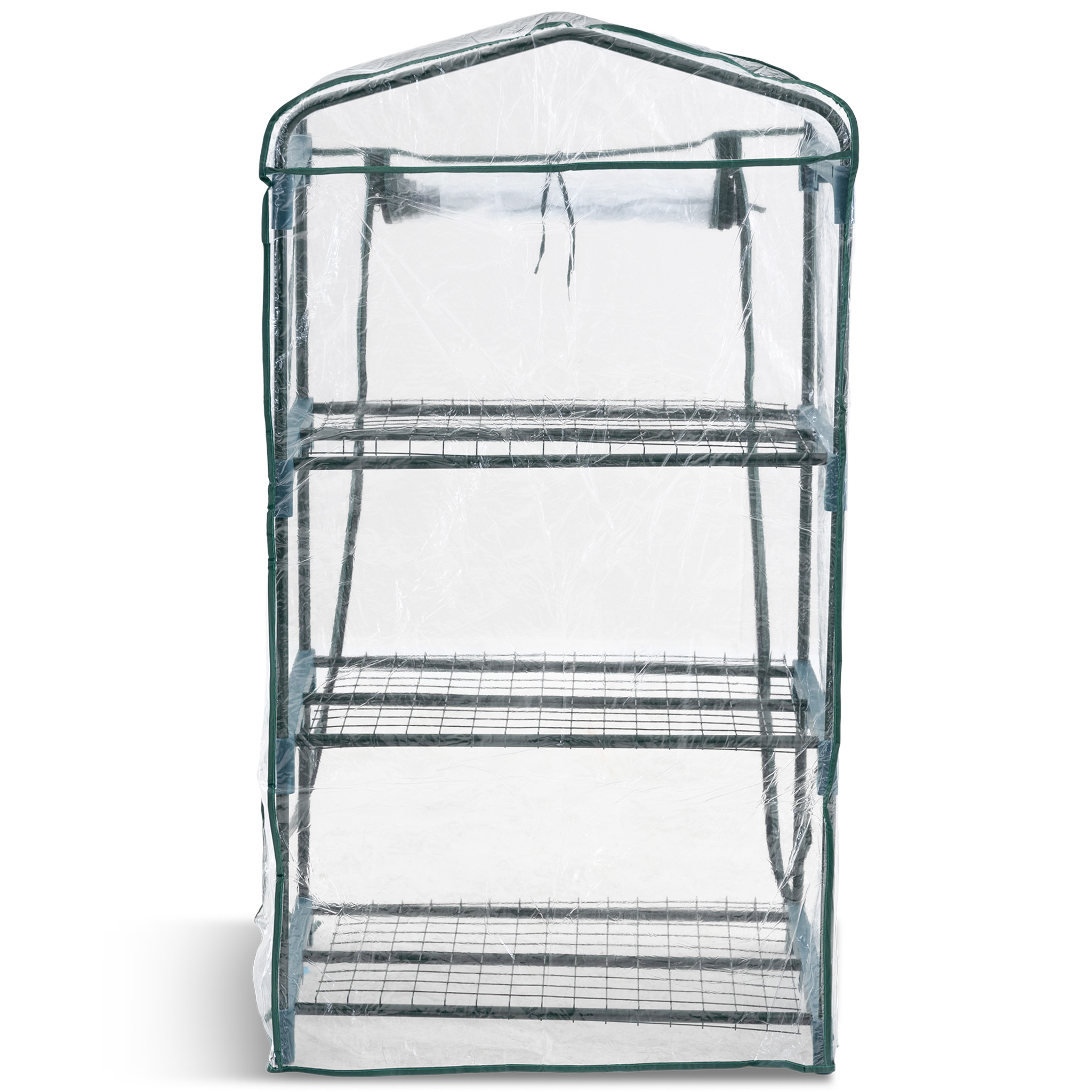 Miniväxthus 0,3m² | Stålram med plastöverdrag Miniväxthus 0,3m² | Stålram med plastöverdrag