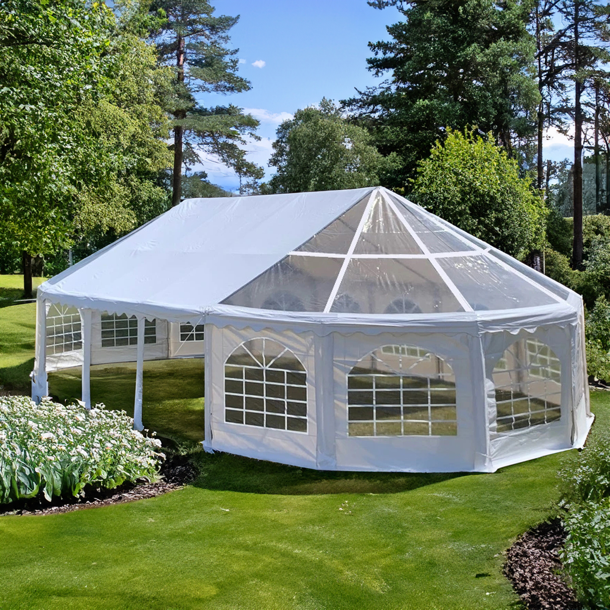 Premium partyt�lt 12x6,5m | Vattent�t, elds�ker och UV-behandlad PVC