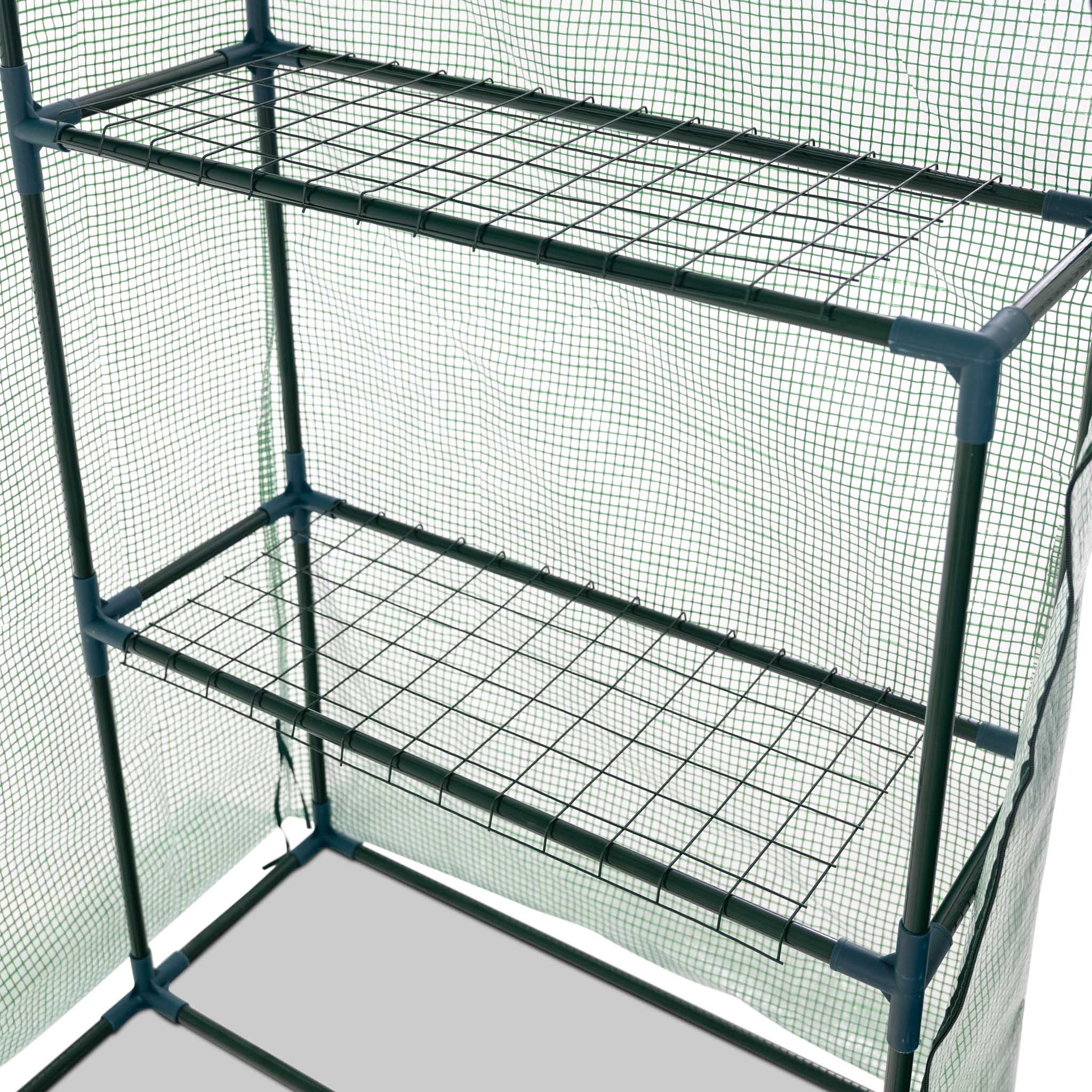 Litet plastväxthus 1m² | Stålram med PE-plastöverdrag Litet plastväxthus 1m² | Stålram med PE-plastöverdrag