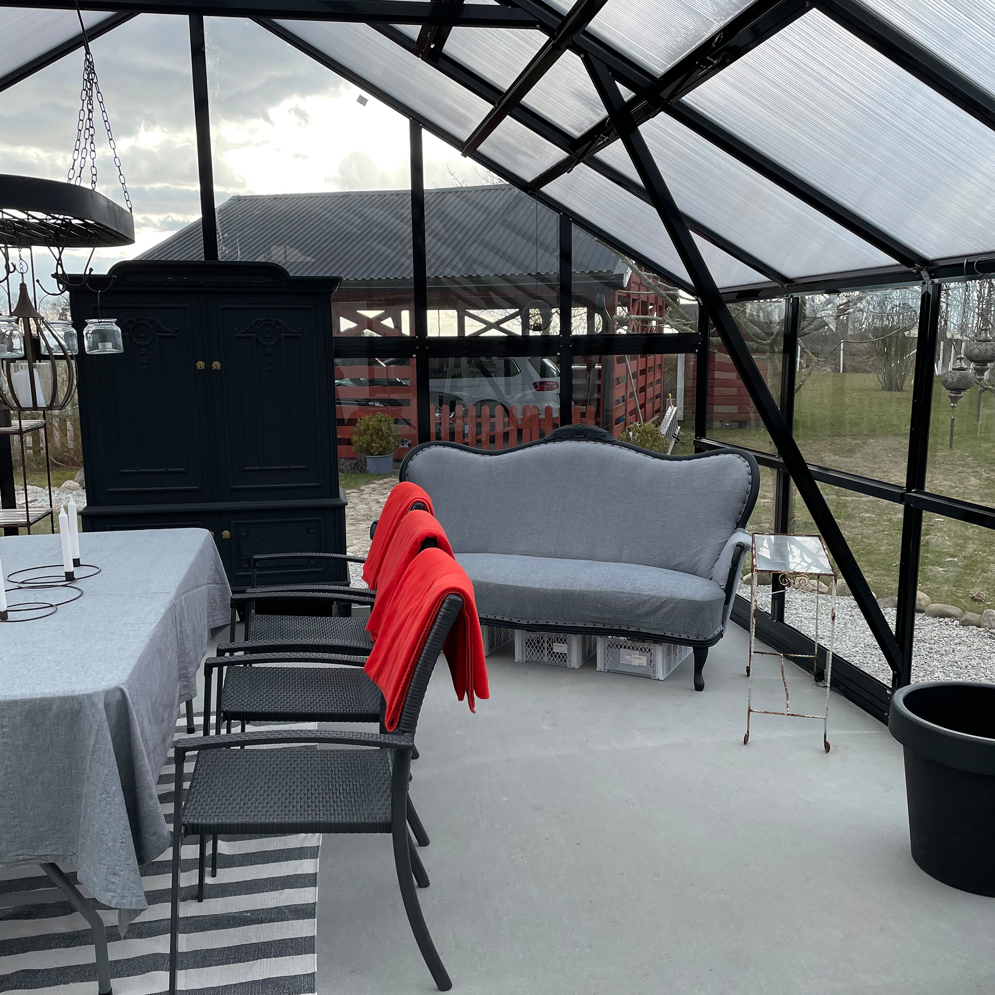 Extra brett premium glasväxthus 31m² | Stormgaranti och säkerhetsglas Extra brett premium glasväxthus 31m² | Stormgaranti och säkerhetsglas