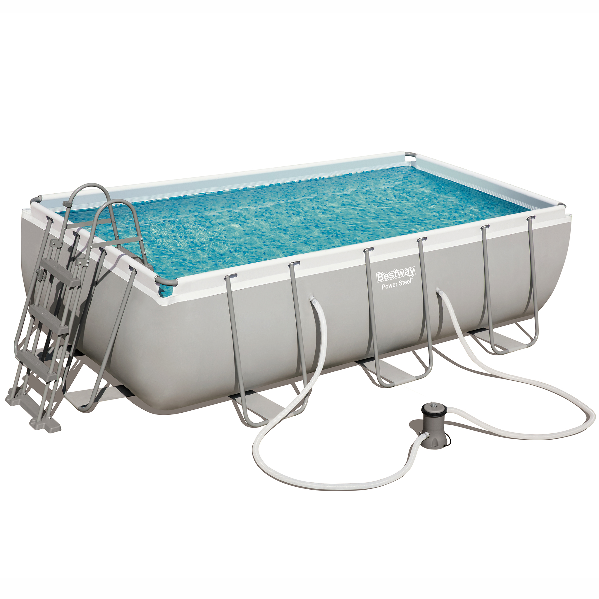 Bestway pool ovan mark 4,04x2,01m - 100cm djup | Power Steel (56441) Bestway pool ovan mark 4,04x2,01m - 100cm djup | Power Steel (56441)