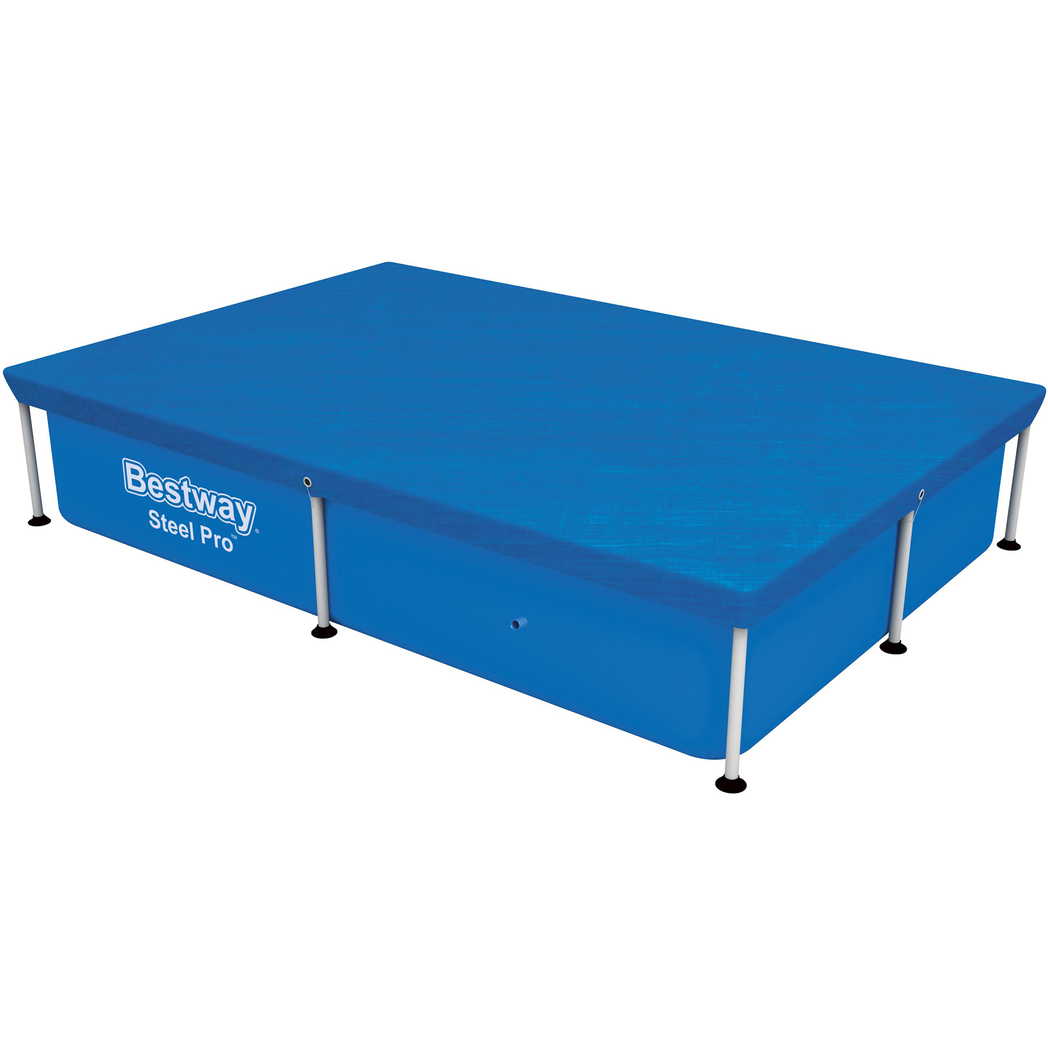 Rektangul�rt pool�verdrag Flowclear™ | Bl� - 2,21x1,5m