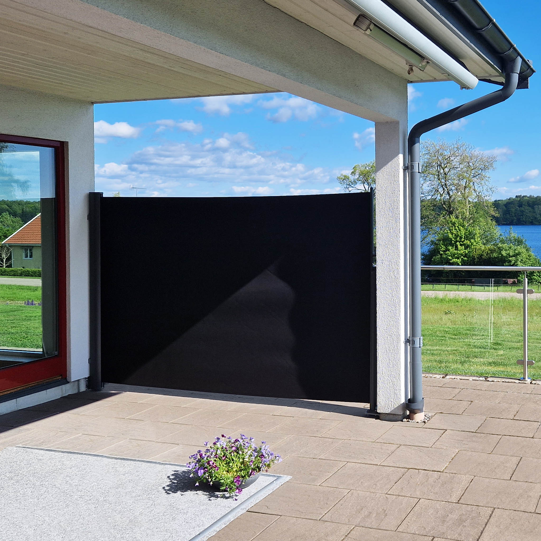 Hög sidomarkis 1,8x3m | Sol-, vind- och insynsskydd | Metalcraft Hög sidomarkis 1,8x3m | Sol-, vind- och insynsskydd | Metalcraft