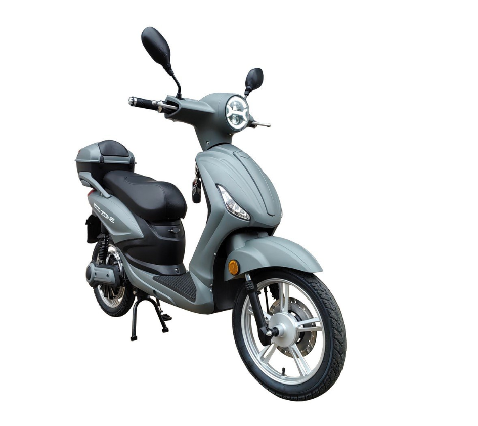 Elmoped 1000 W | Moped klass 1 | Grå Elmoped 1000 W | Moped klass 1 | Grå