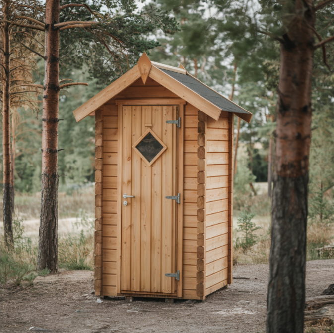 Utedass | Utetoalett i tr� | Fri frakt