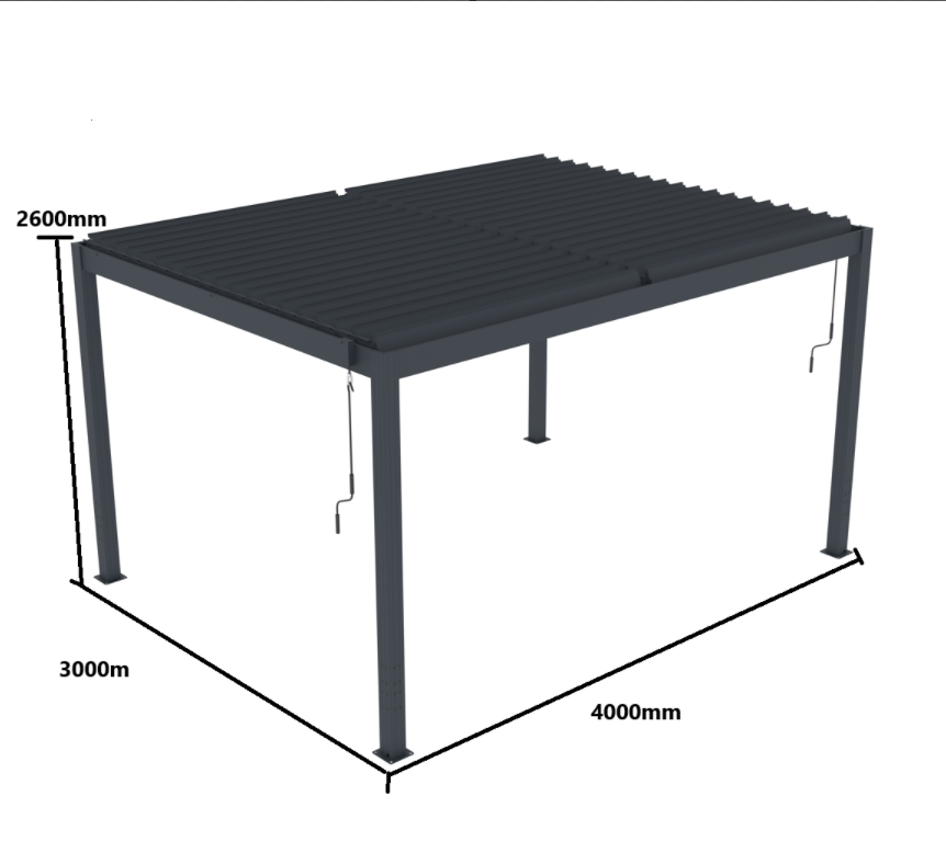 Pergola | Öppningsbart lamelltak Pergola | Öppningsbart lamelltak