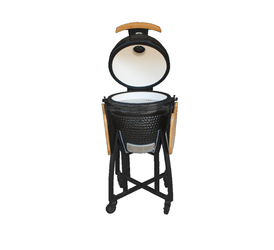 Kamado Grill | Keramisk Grill BBQ | �45 cm | Svart