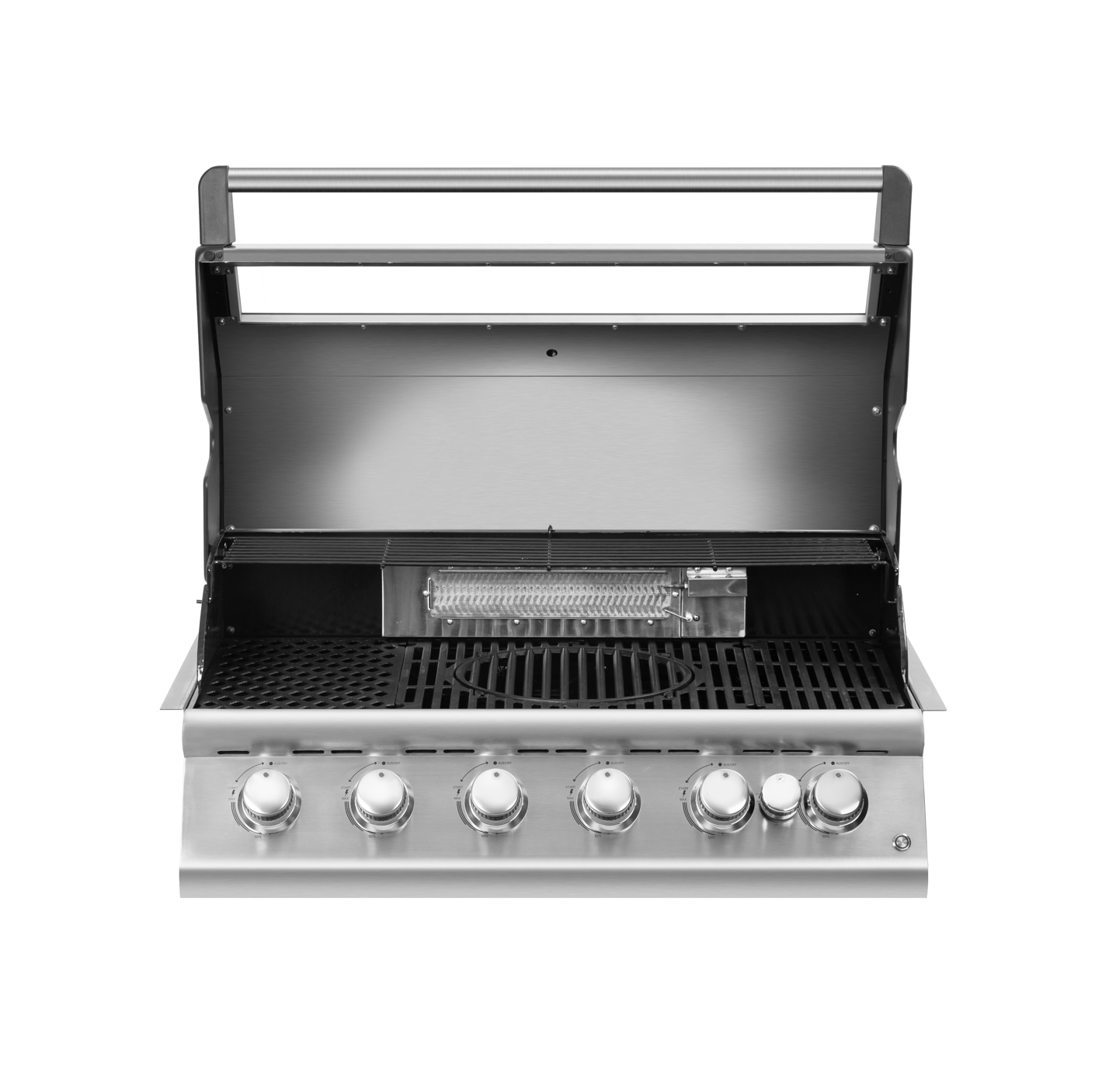 Rostfri gasolgrill | 5 Brännare & Infraröd Bakbrännare | Ohio Rostfri gasolgrill | 5 Brännare & Infraröd Bakbrännare | Ohio