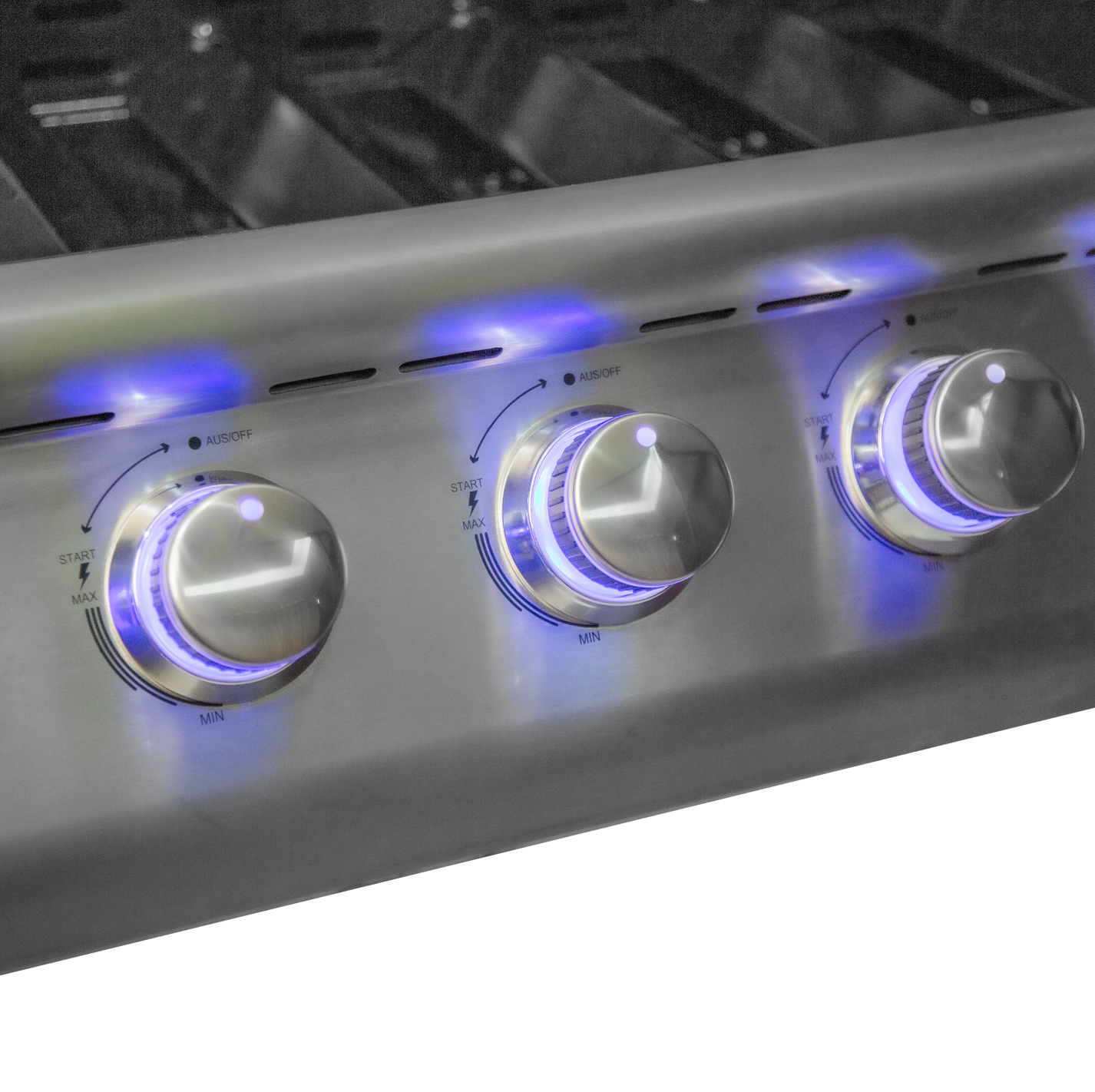 Rostfri gasolgrill | 5 Brännare & Infraröd Bakbrännare | Ohio Rostfri gasolgrill | 5 Brännare & Infraröd Bakbrännare | Ohio