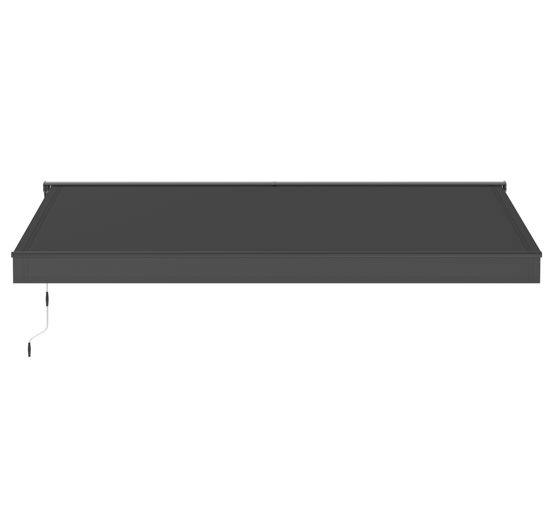 Terrassmarkis halvkassett 4x3 m | Motor & fj�rrkontroll | M�rkgr�