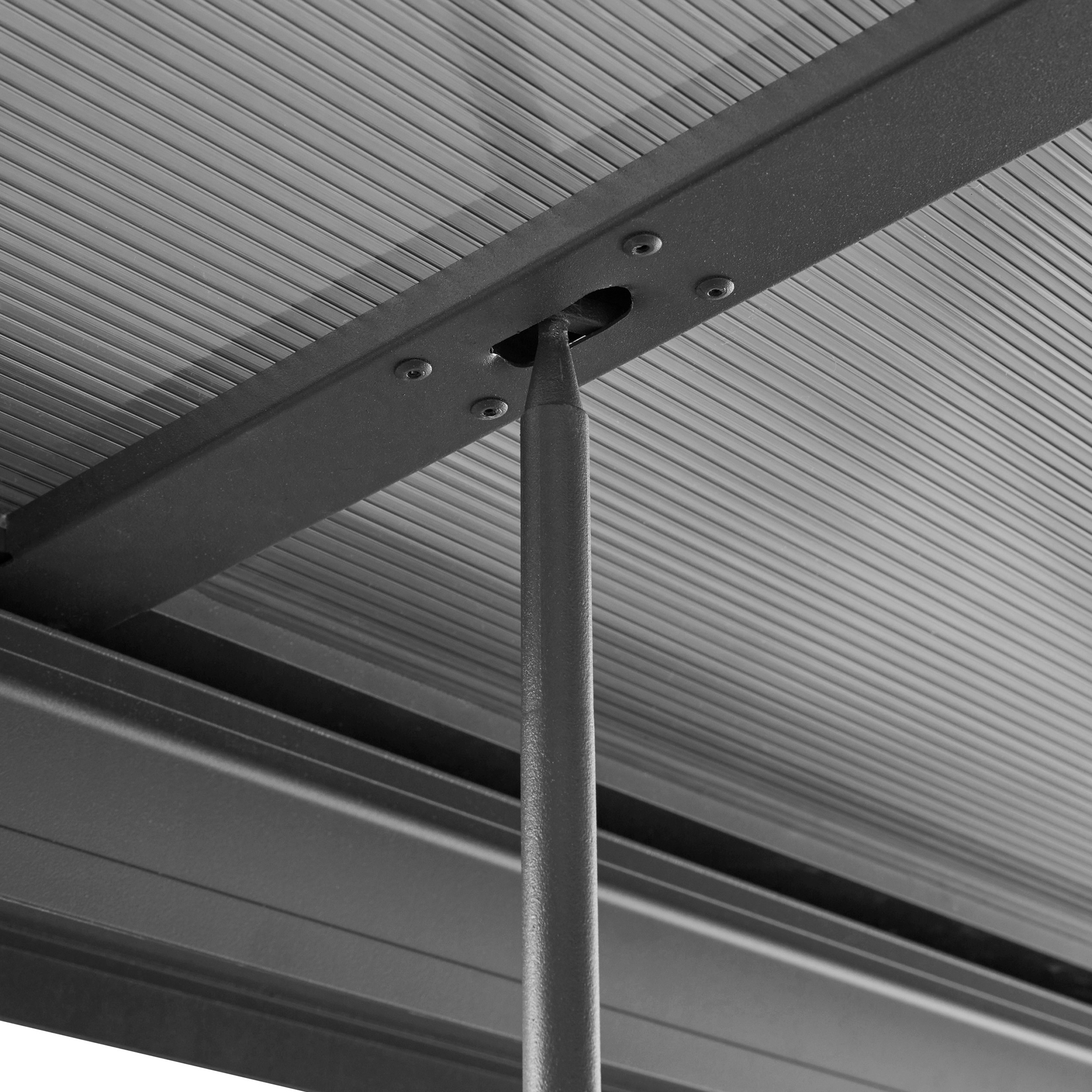 Slide roof veranda 3,9 x 3m | Skjutbart altantak | Kanalplast / Aluminium Slide roof veranda 3,9 x 3m | Skjutbart altantak | Kanalplast / Aluminium