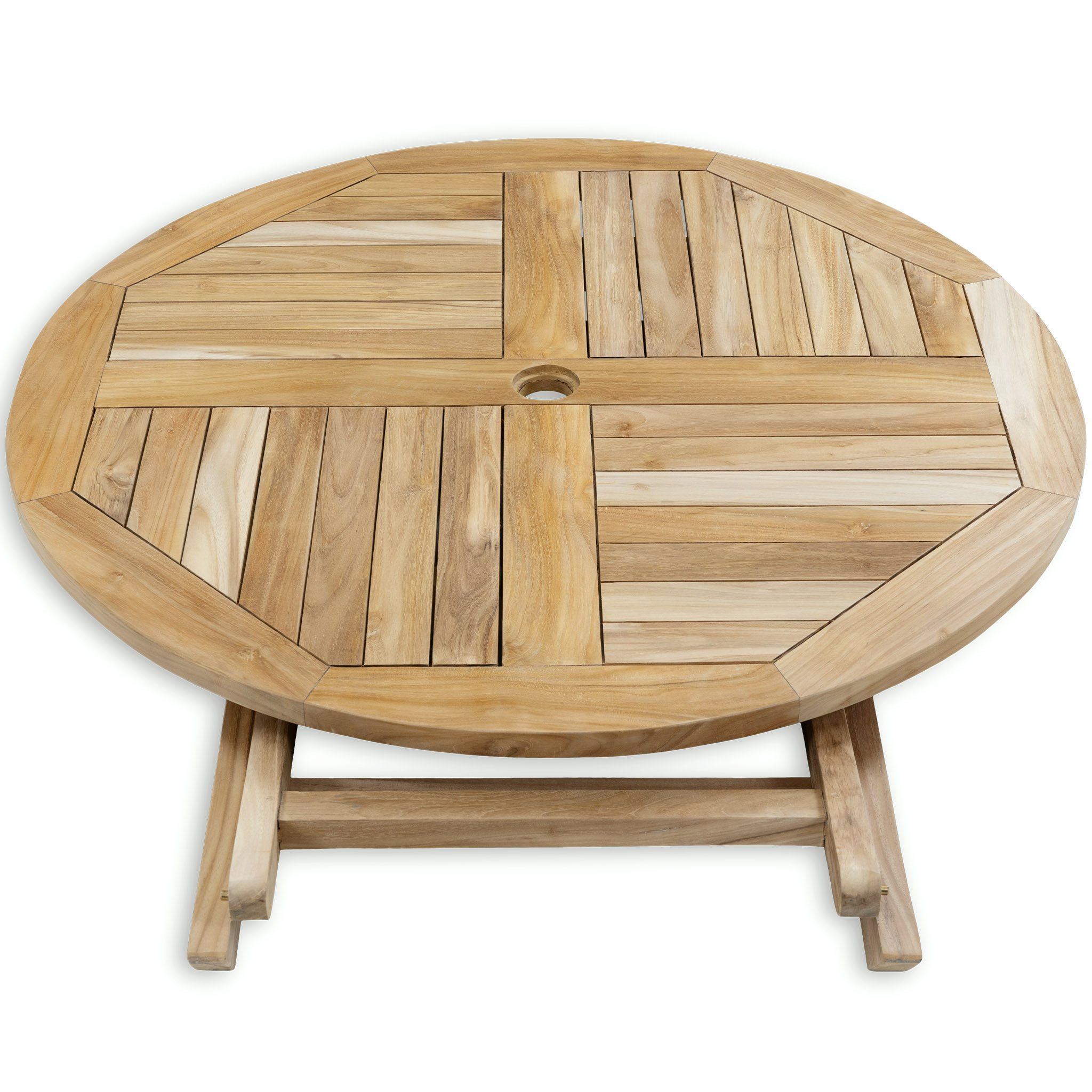 Runt utebord i premiumteak | 4 stolar | Lyfco Smögen Runt utebord i premiumteak | 4 stolar | Lyfco Smögen
