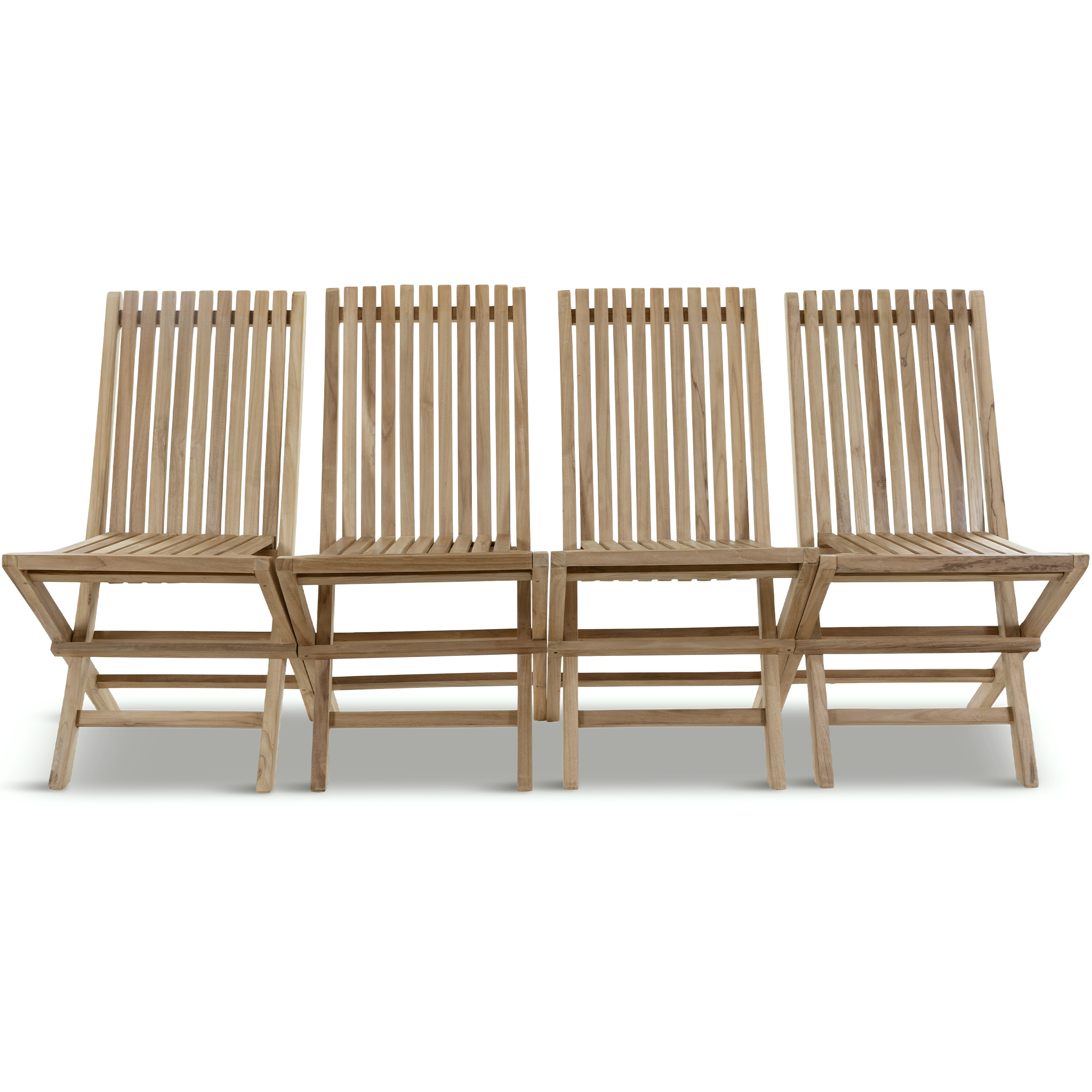 Fällstol i teak 4-pack | Lyfco Smögen Fällstol i teak 4-pack | Lyfco Smögen
