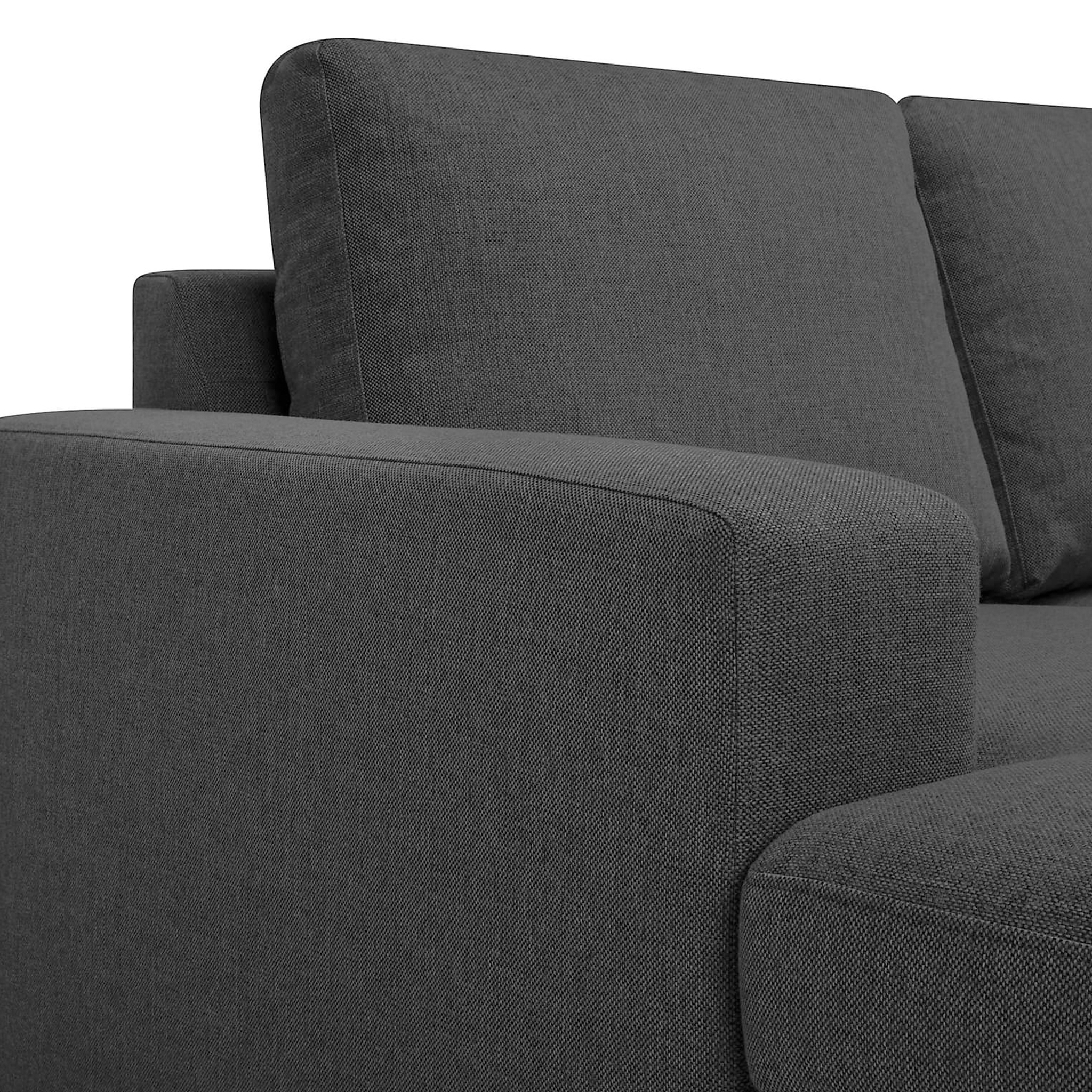 U-soffa med divan vänster | Crazy XL | Antracit U-soffa med divan vänster | Crazy XL | Antracit