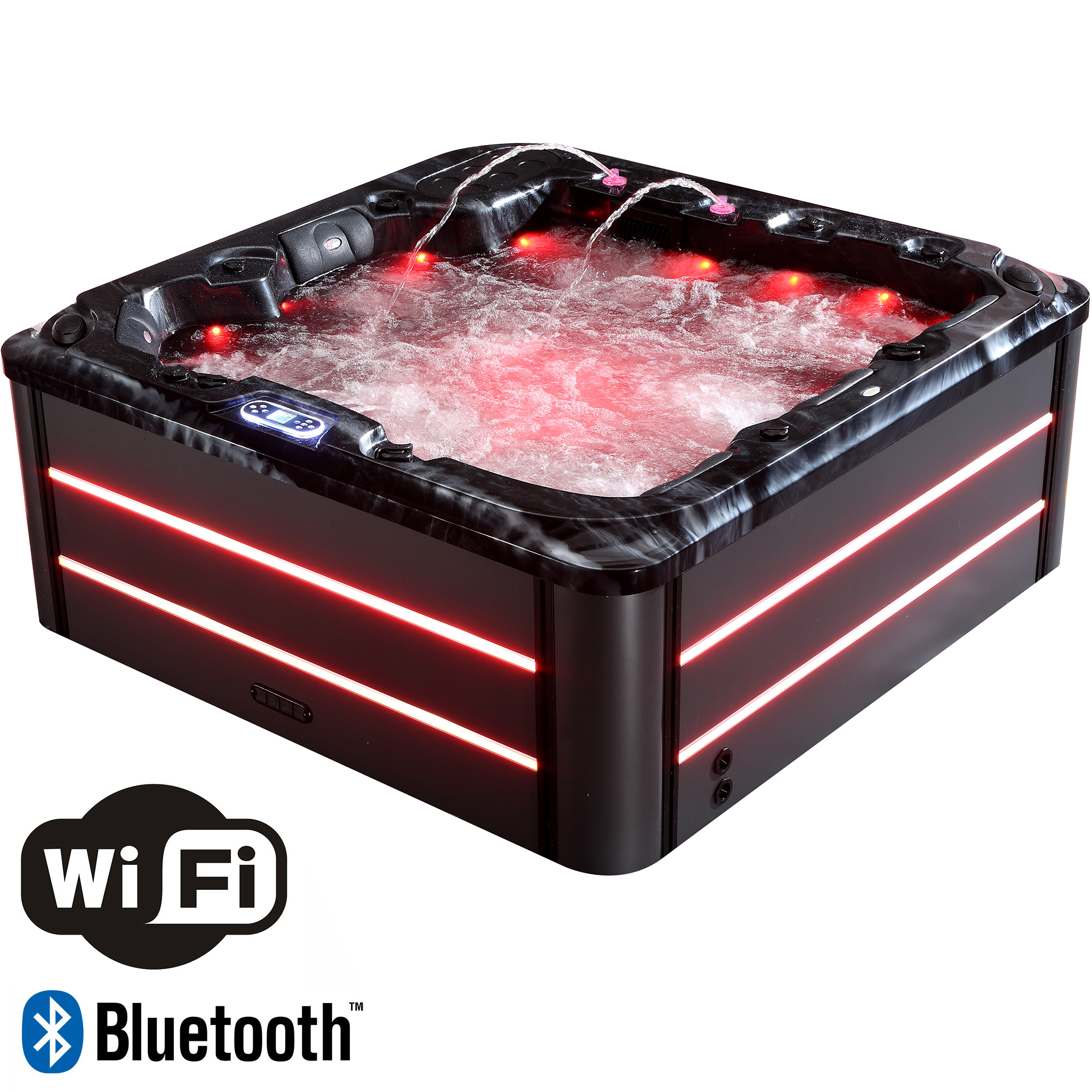 Spabad Vivid Dreams WiFi - 5-6 personer | Black edition | Lyfco Spabad Vivid Dreams WiFi - 5-6 personer | Black edition | Lyfco