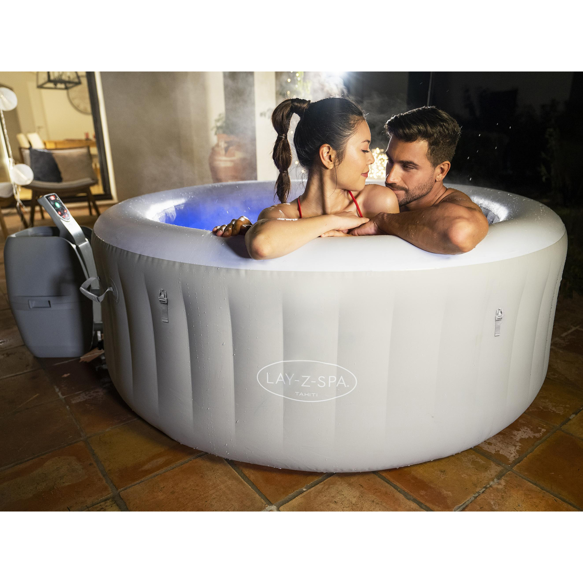 Lay-Z Spa Tahiti Airjet | Bestway uppblåsbart spabad 2-4 personer Lay-Z Spa Tahiti Airjet | Bestway uppblåsbart spabad 2-4 personer