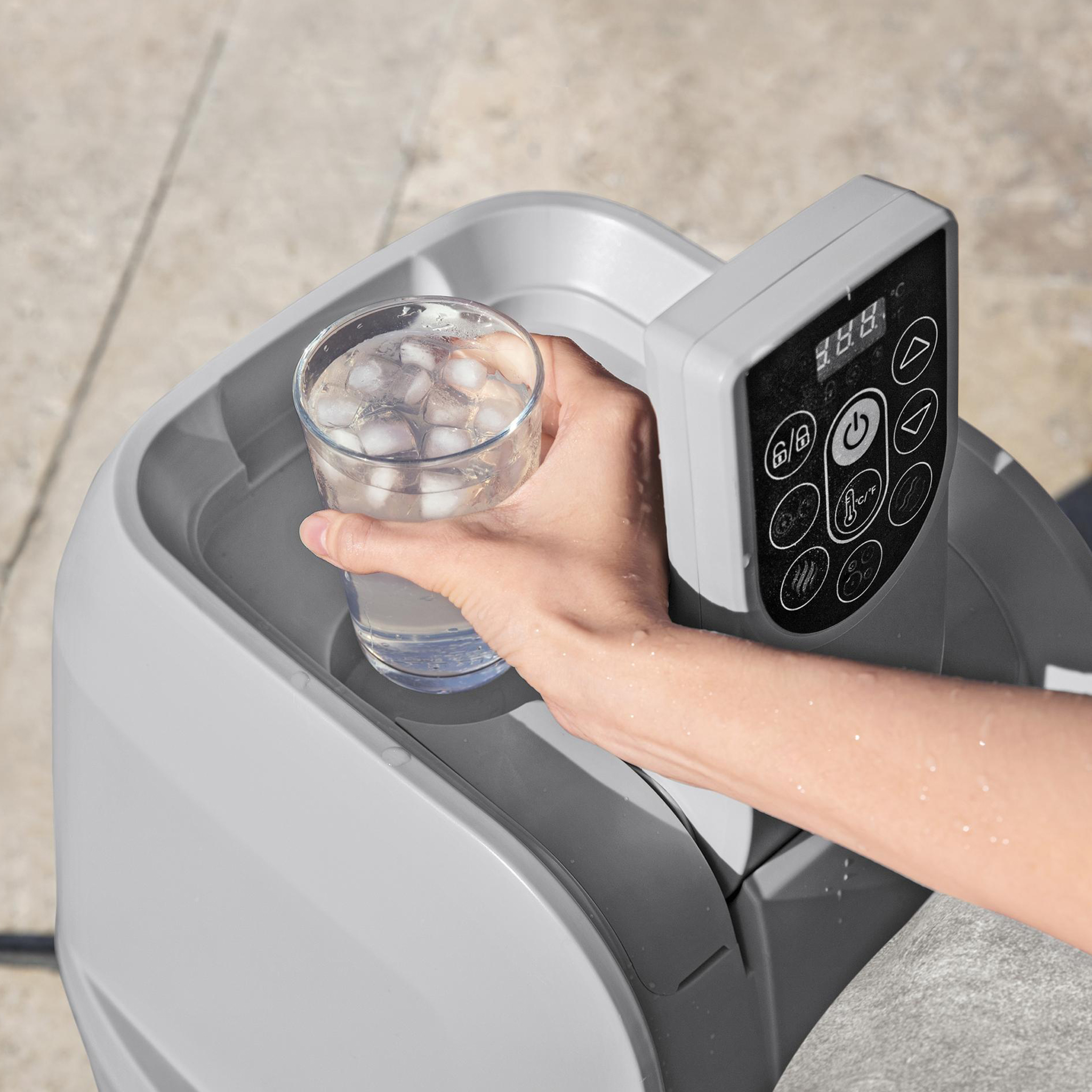 Lay-Z Spa Zurich Airjet | Bestway uppblåsbart spabad 2-4 personer Lay-Z Spa Zurich Airjet | Bestway uppblåsbart spabad 2-4 personer