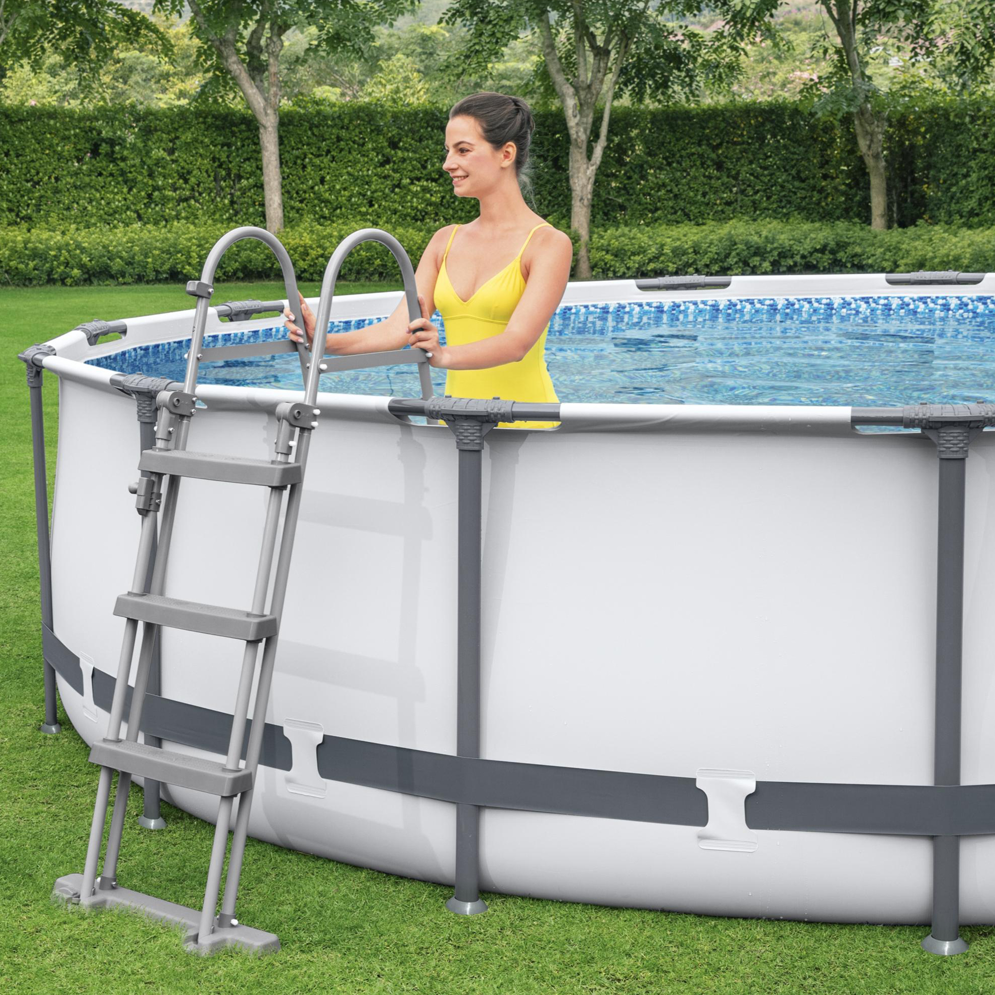 Bestway pool ovan mark Ø4,57m - 1,07m djup | Steel Pro MAX (56488) Bestway pool ovan mark Ø4,57m - 1,07m djup | Steel Pro MAX (56488)