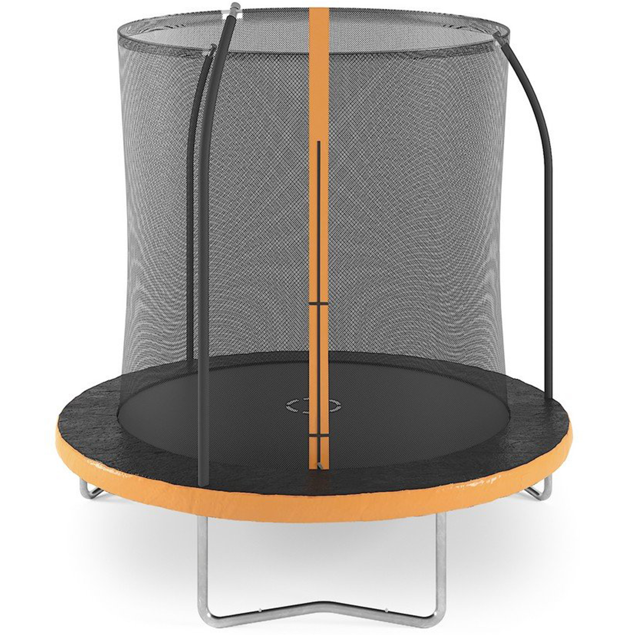 Studsmatta 245cm | Med skyddsnät | Svart/Orange Studsmatta 245cm | Med skyddsnät | Svart/Orange
