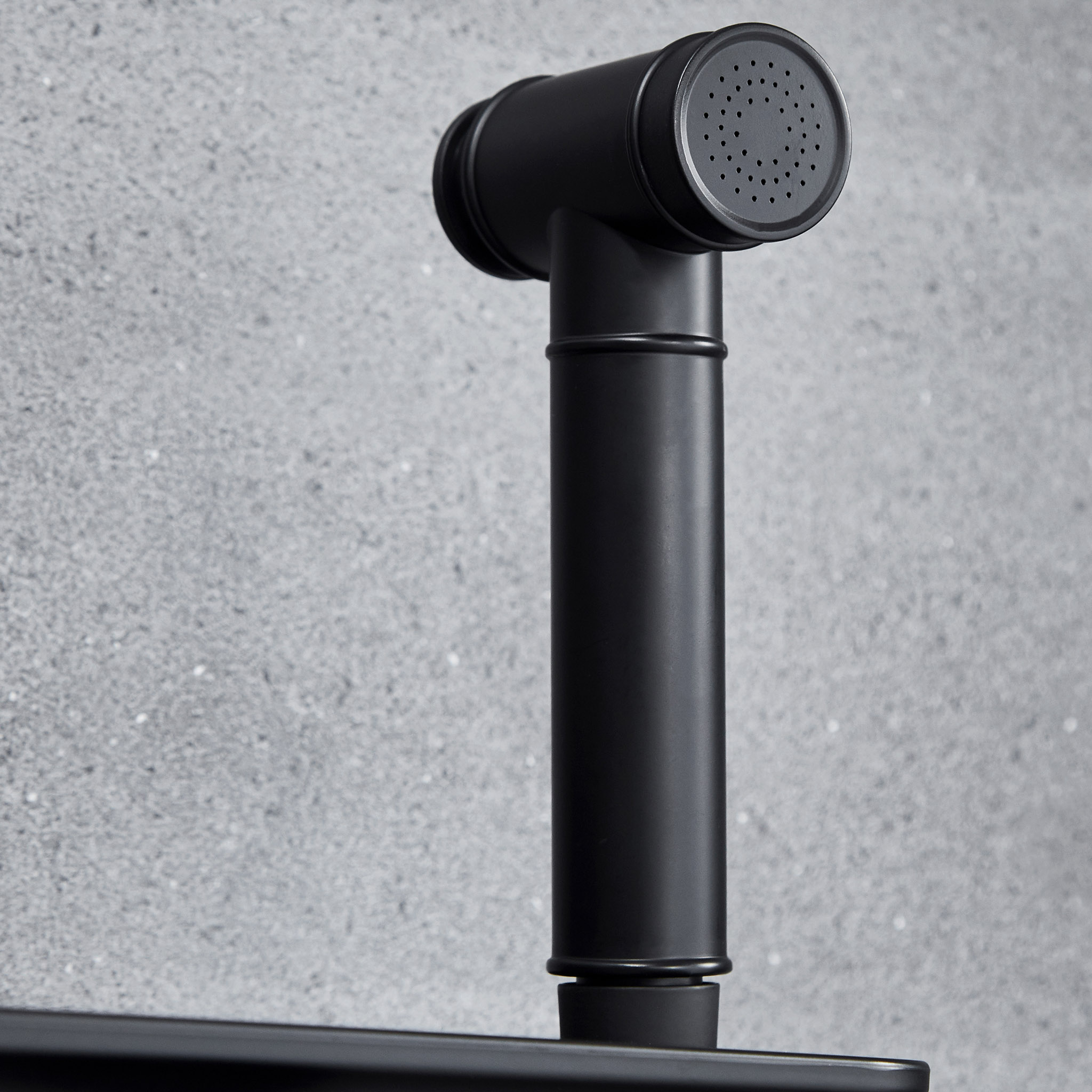 Takduschset med LED-display | Svart Takduschset med LED-display | Svart