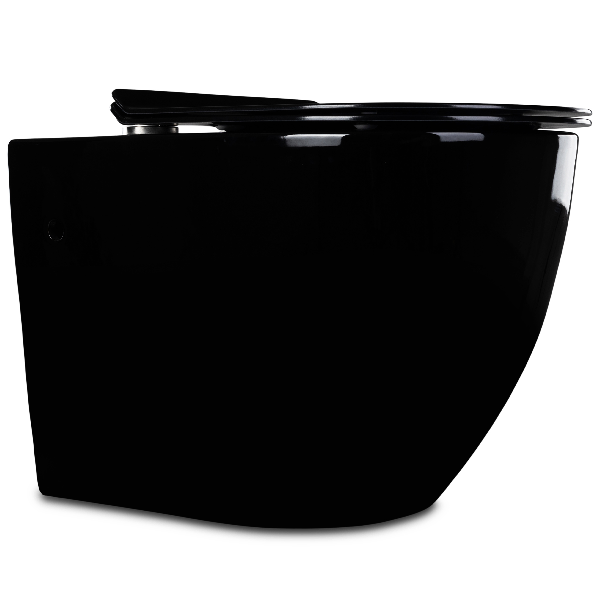 Vägghängd toalett inkl. Dold cistern | Svart | Toalettpaket Vägghängd toalett inkl. Dold cistern | Svart | Toalettpaket