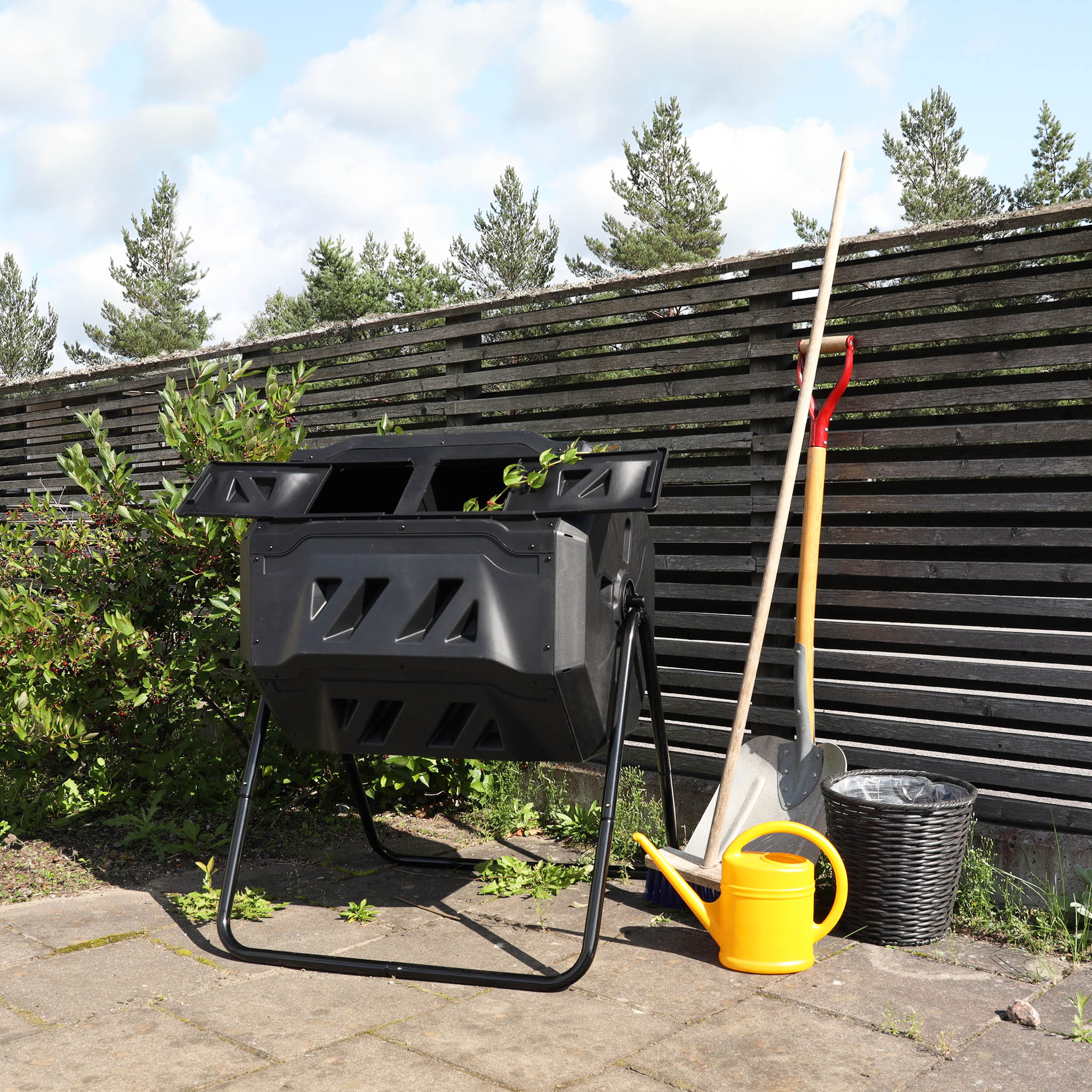 Roterande varmkompost / komposttrumma 160 liter Roterande varmkompost / komposttrumma 160 liter