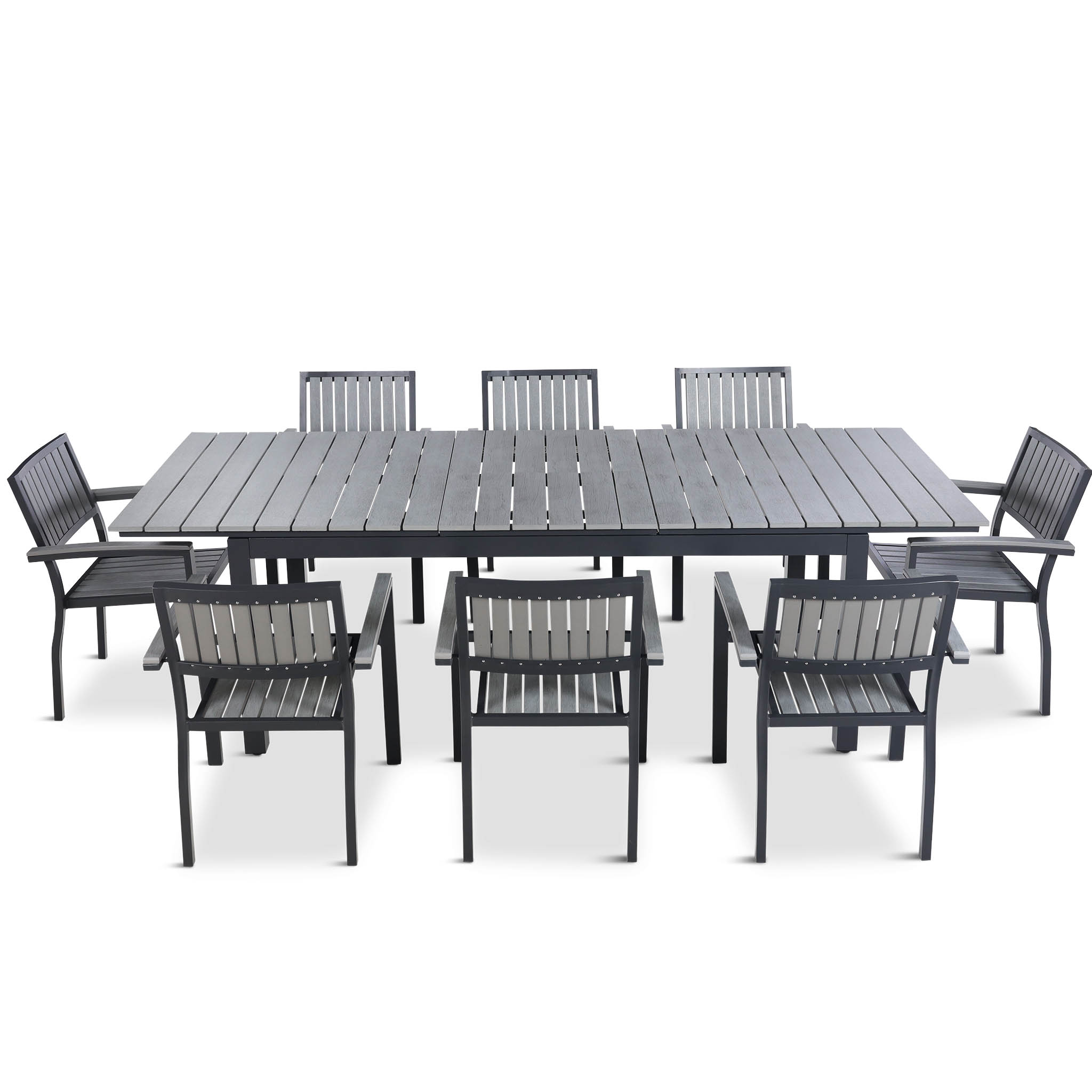 Underhållsfria utemöbler 180-240 cm | 8 stolar | Lyfco Waxholm Underhållsfria utemöbler 180-240 cm | 8 stolar | Lyfco Waxholm