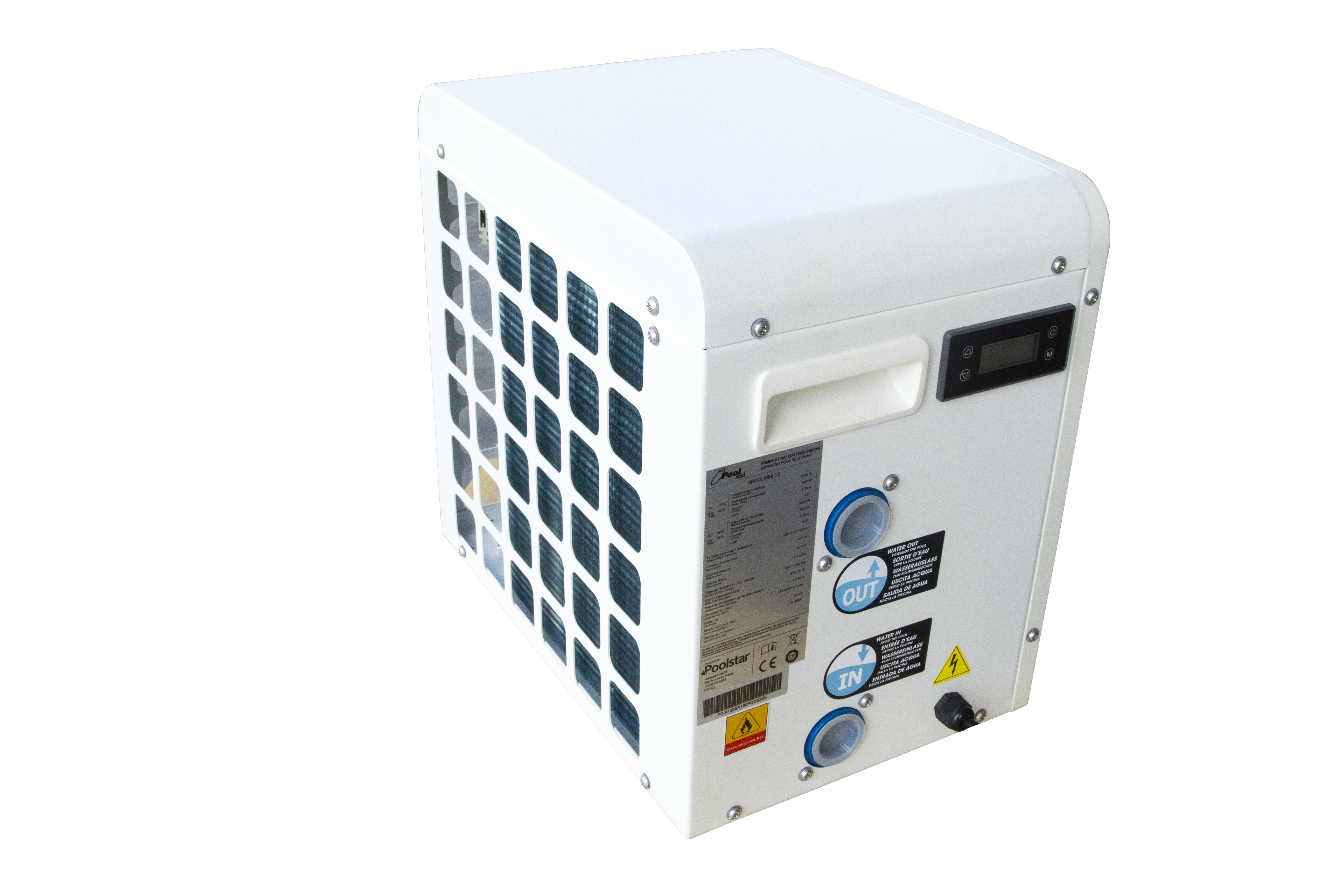Poolvärmepump splash 3kw | Vit Poolvärmepump splash 3kw | Vit