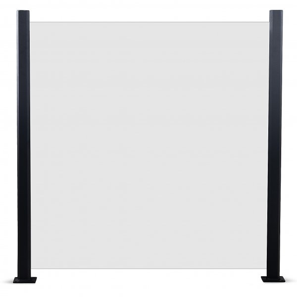 Glasr�cke/ staket i klarglas | 1000�975 mm | 6 mm transparent | 5-pack