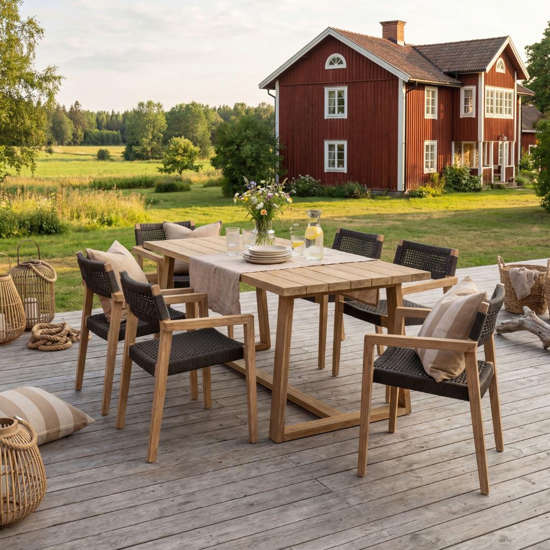 Elegant matgrupp | Sex sittplatser | Modern design och h�gkvalitativa material | Alex