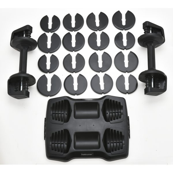 Justerbara hantlar 2x6,7 kg | Flera nivåer | Trekkrunner Justerbara hantlar 2x6,7 kg | Flera nivåer | Trekkrunner