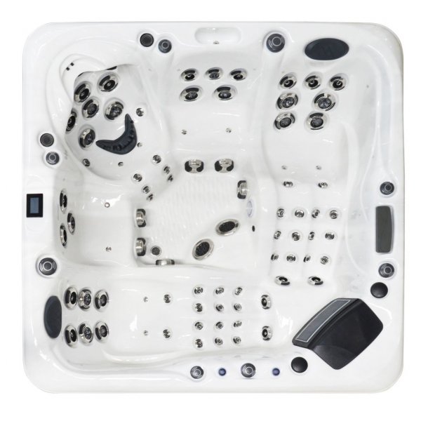 Luxuz Premium Spabad | 73 Jets | 5 Personer | WiFi och LED-belysning | Inklusive lock | Lyfco