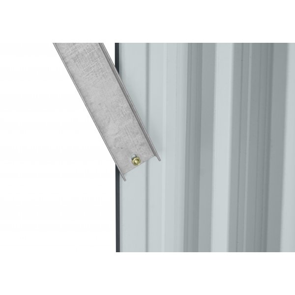 Vedskjul 163x89cm | Galvaniserat stl