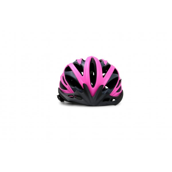 Cykelhjälm med LED-lyse - Rosa/grå Cykelhjälm med LED-lyse - Rosa/grå