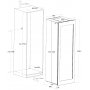 Integrerad vinkyl 96 flaskor | Push-to-Open | Extra tystg�ende | LED-belysning
