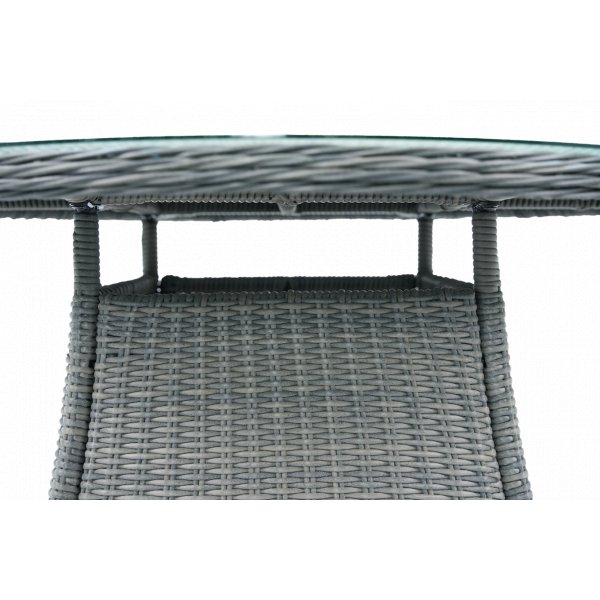 Rund matgrupp utomhus | 4 stolar | Dynor ing�r | Jacksonville gr�