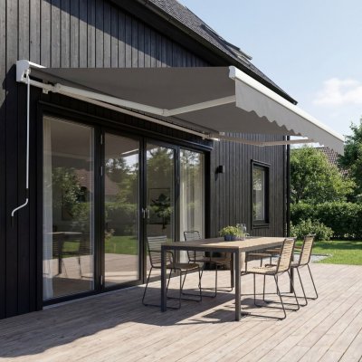 Markis 4x2,5 m | Vevmanövrerad | Metalcraft
