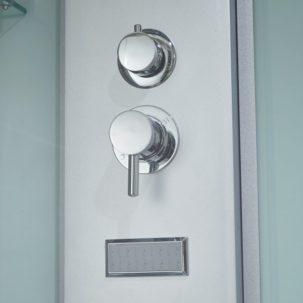 Stor duschkabin med massagesystem, bluetooth, högtalare och belysning Stor duschkabin med massagesystem, bluetooth, högtalare och belysning