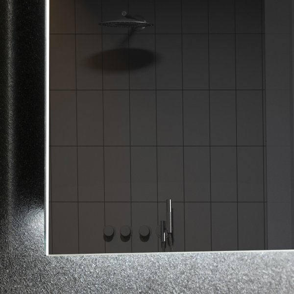 Badrumsspegel med LED-belysning & anti-fog-funktion Badrumsspegel med LED-belysning & anti-fog-funktion