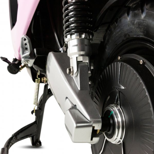 Elmoped 2000 W 1,56 kWh LG litiumbatteri - Rosa Elmoped 2000 W 1,56 kWh LG litiumbatteri - Rosa